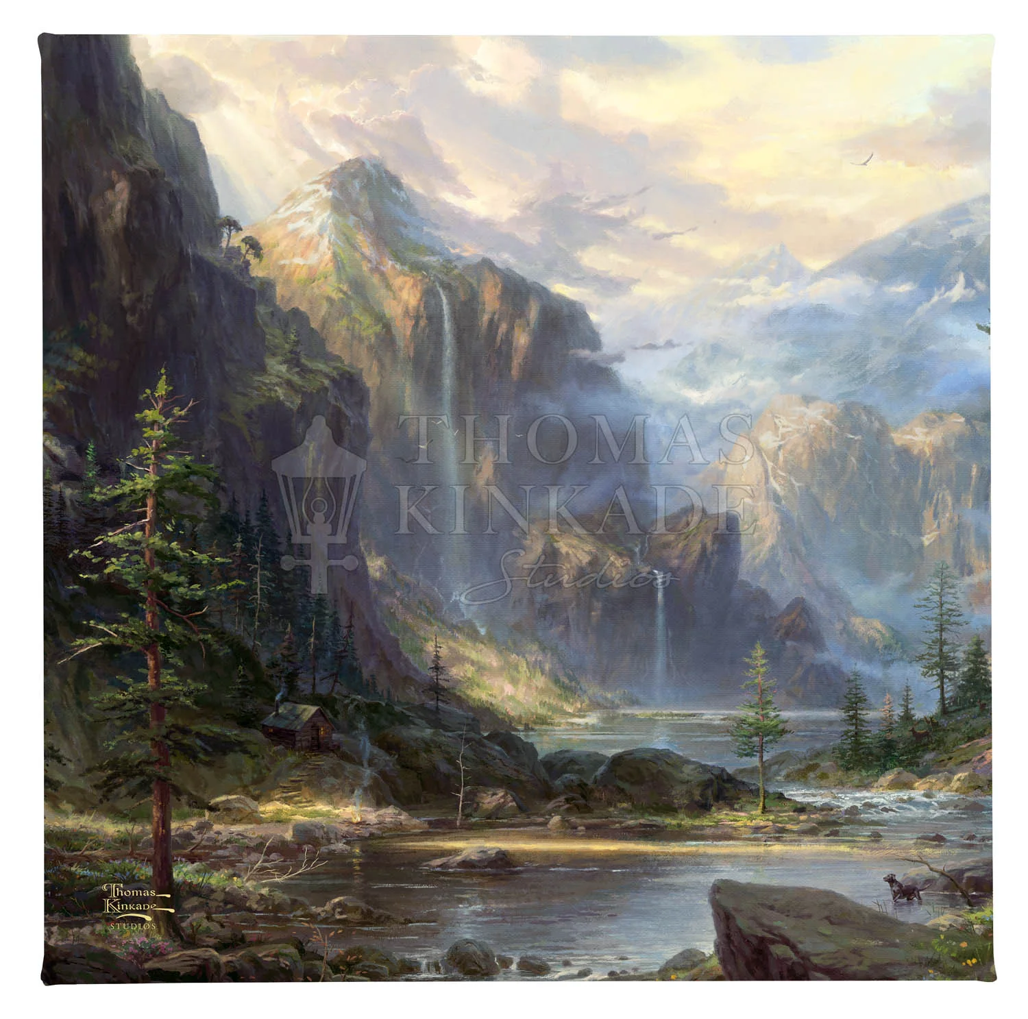 High Country Wilderness - 14" x 14" Gallery Wrapped Canvas
