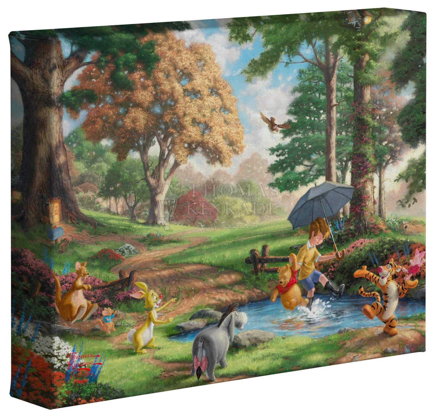 Disney Winnie the Pooh I - 8" x 10" Gallery Wrapped Canvas - Image 2