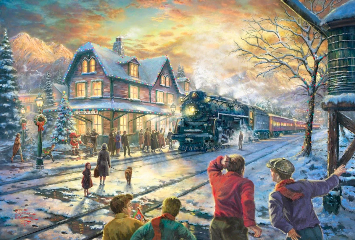 All Aboard for Christmas - Limited Edition Canvas - Image 17