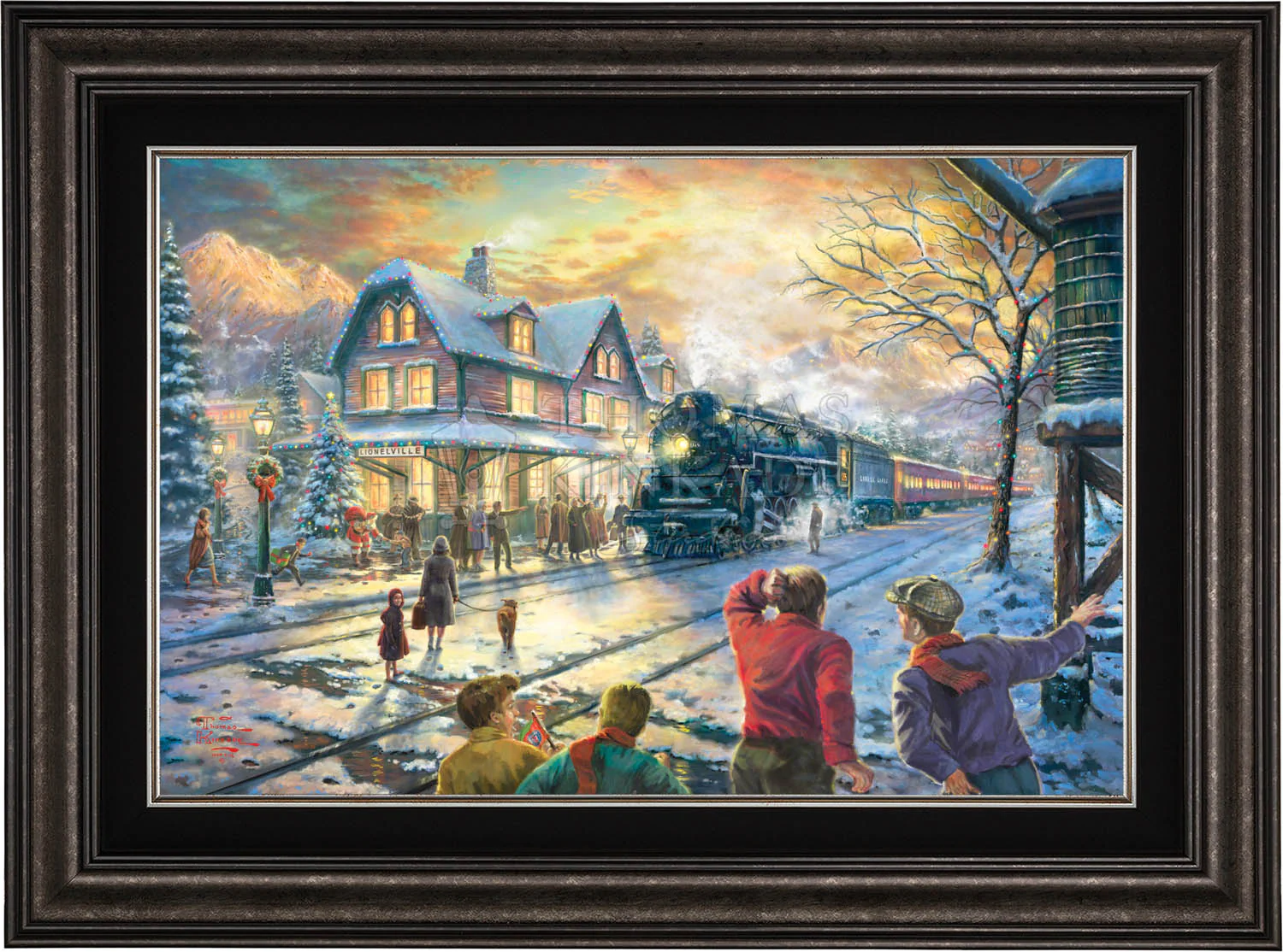 All Aboard for Christmas - Limited Edition Canvas - Image 9