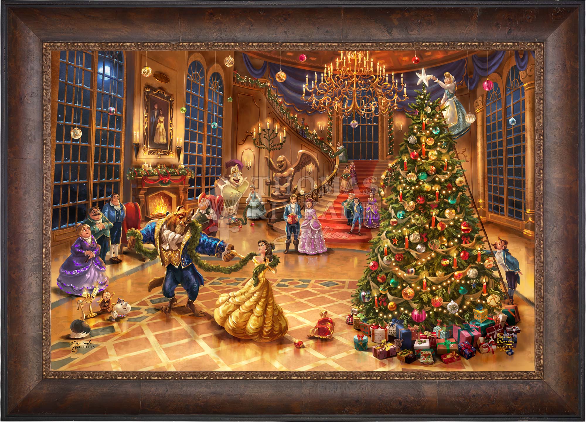 Disney Beauty and the Beast Christmas Celebration - Jewel Edition Art - Image 8