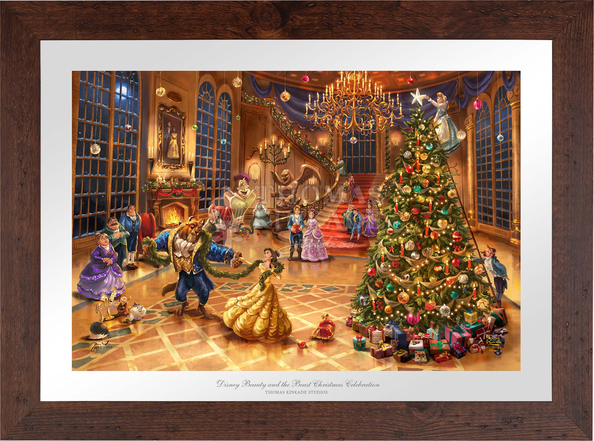Disney Beauty and the Beast Christmas Celebration - Limited Edition Paper
