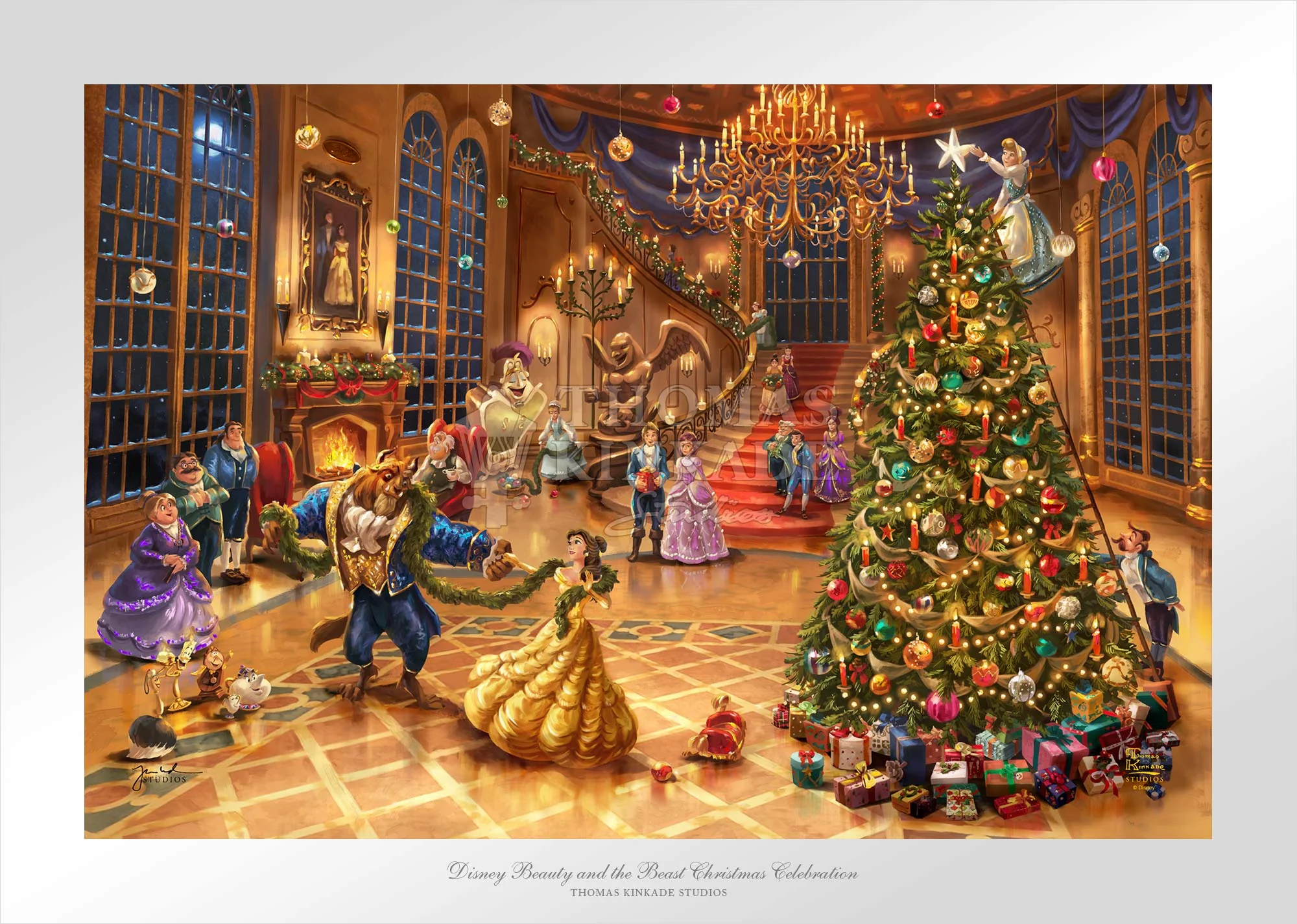 Disney Beauty and the Beast Christmas Celebration - Limited Edition Paper - Image 2