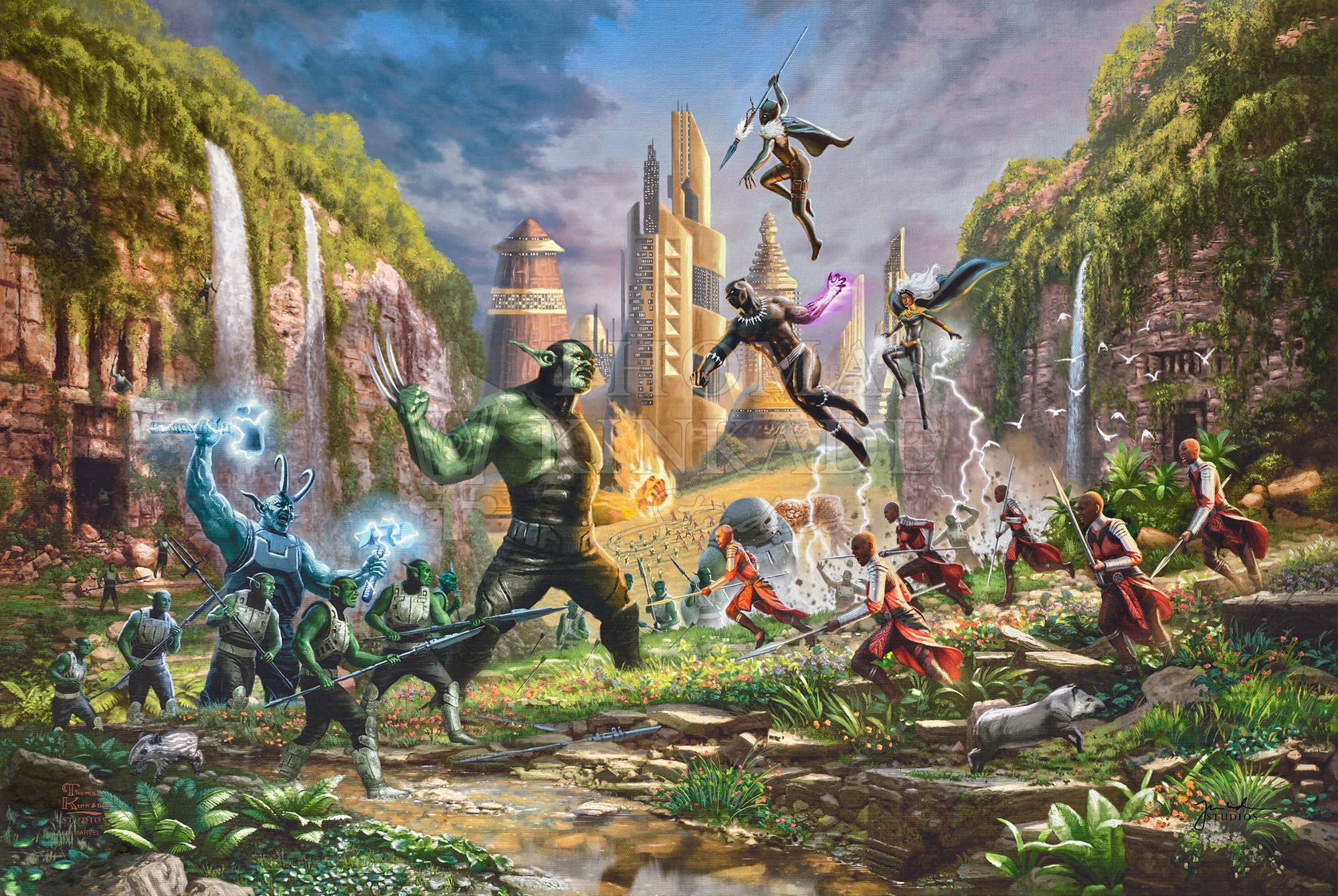 Battle for Wakanda - Limited Edition Canvas - Image 17