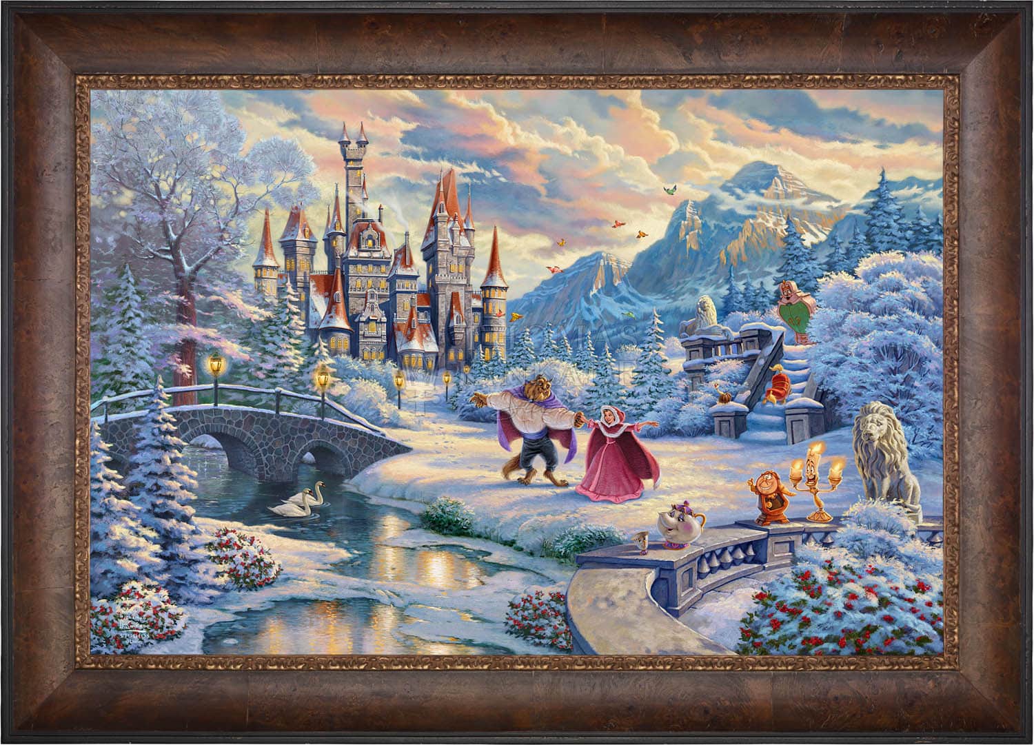 Disney Beauty and the Beast's Winter Enchantment - Jewel Edition Art - Image 7
