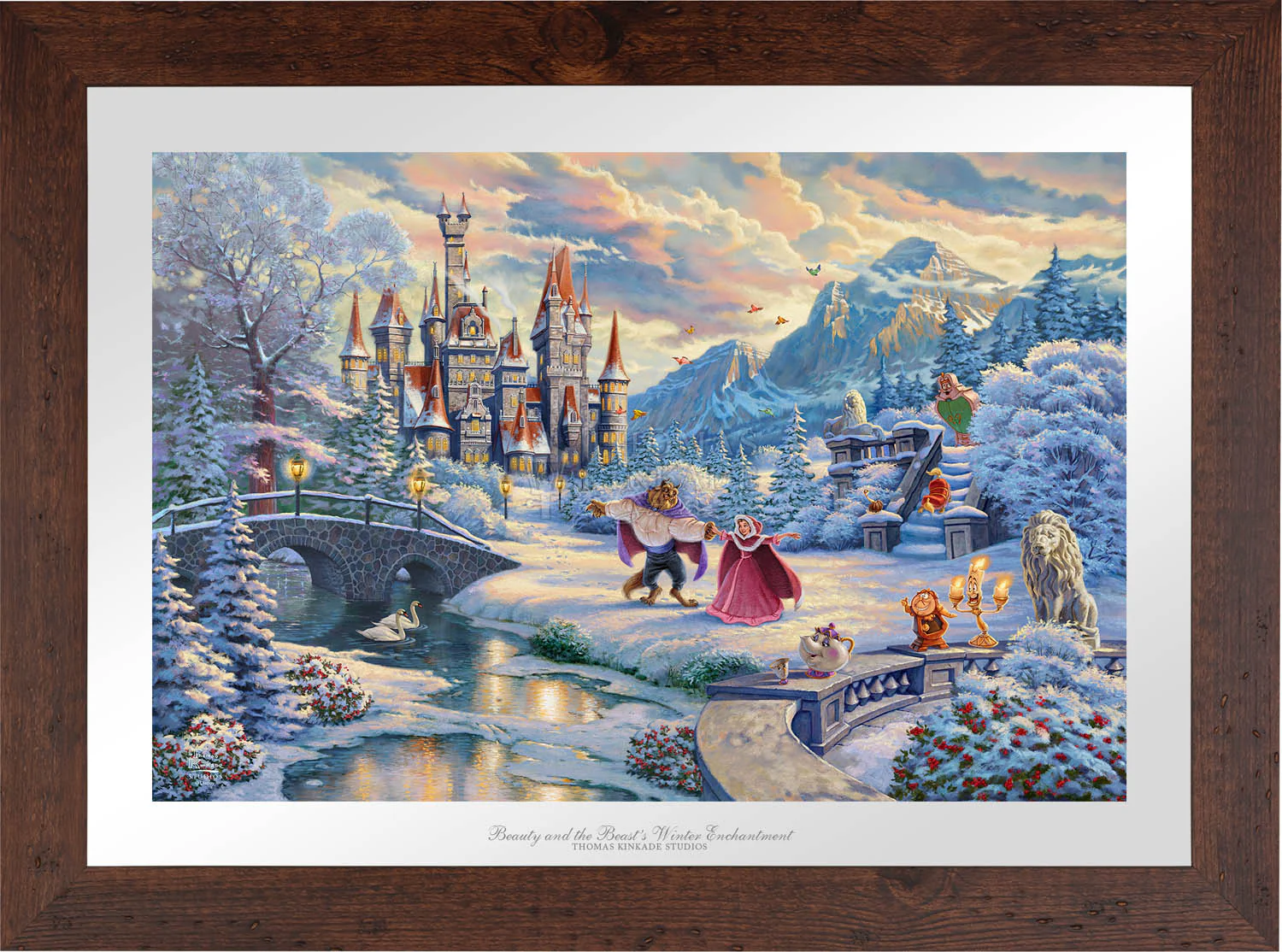 Disney Beauty and the Beast's Winter Enchantment - Limited Edition Paper