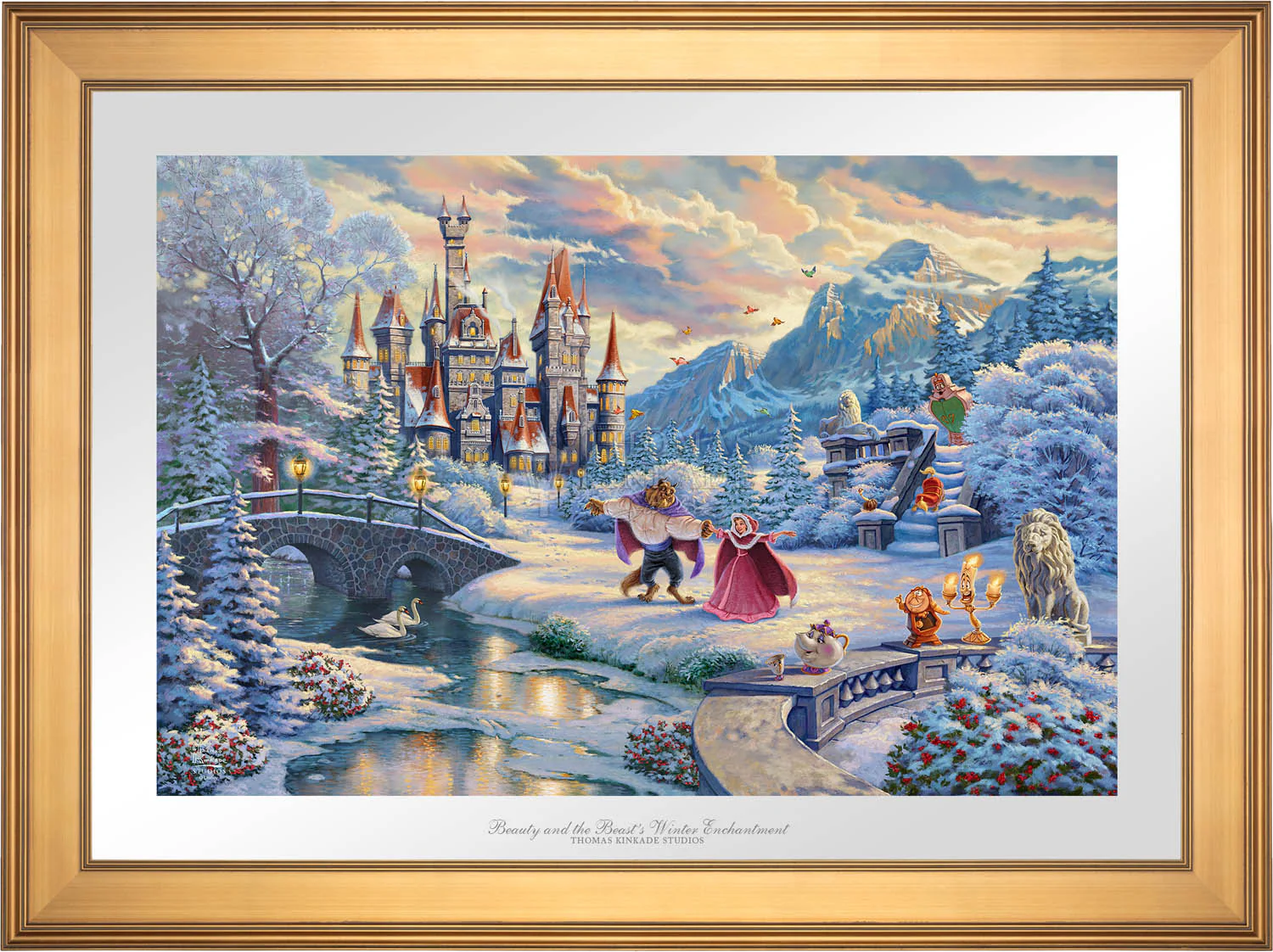 Disney Beauty and the Beast's Winter Enchantment - Limited Edition Paper - Image 3