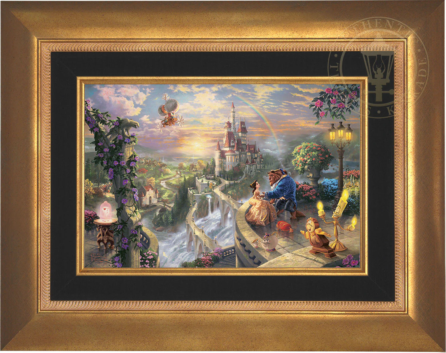 Disney Beauty and the Beast Falling in Love - Jewel Edition Art