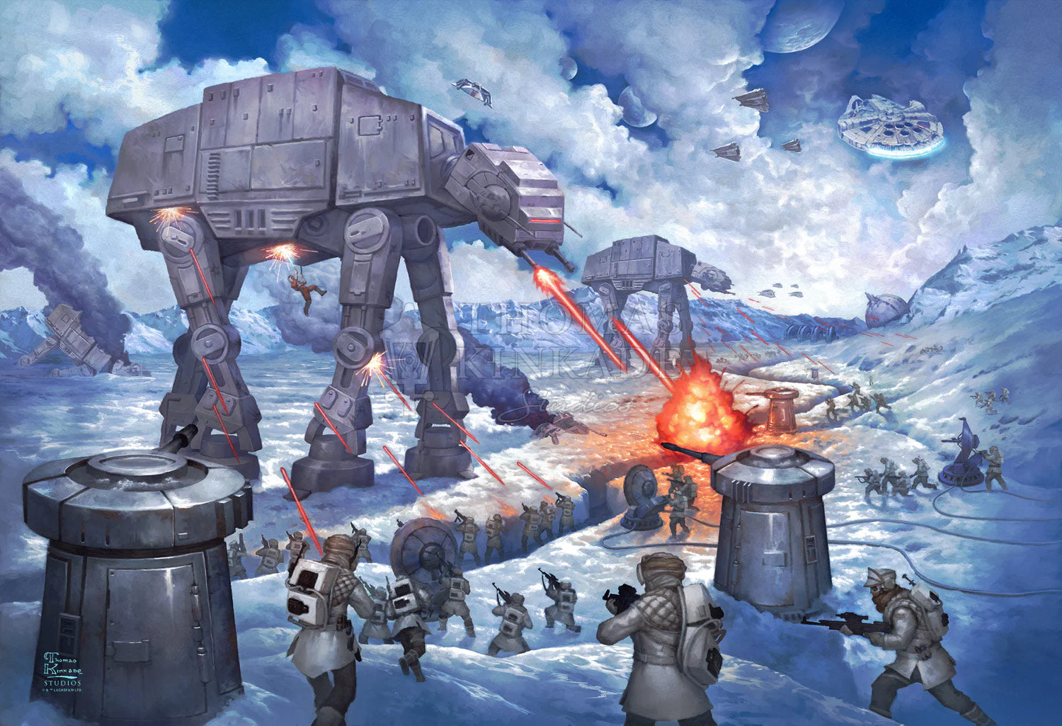 The Battle of Hoth™ - Limited Edition Canvas - Image 17