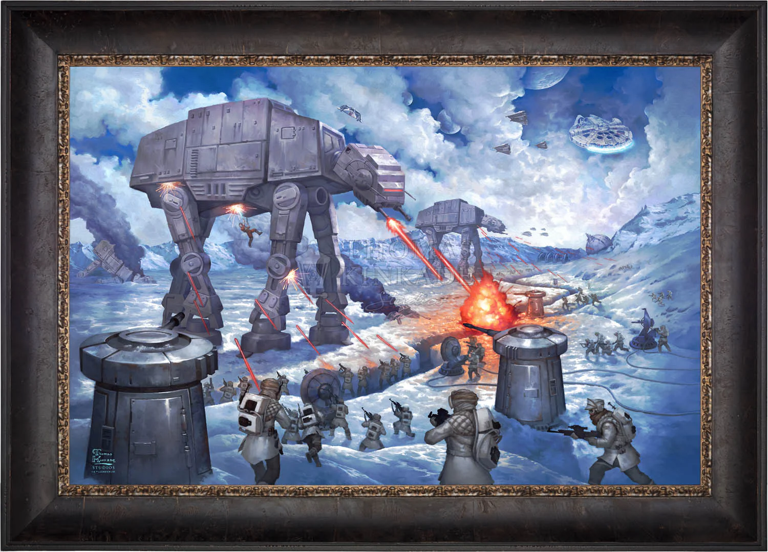 The Battle of Hoth™ - Limited Edition Canvas - Image 5