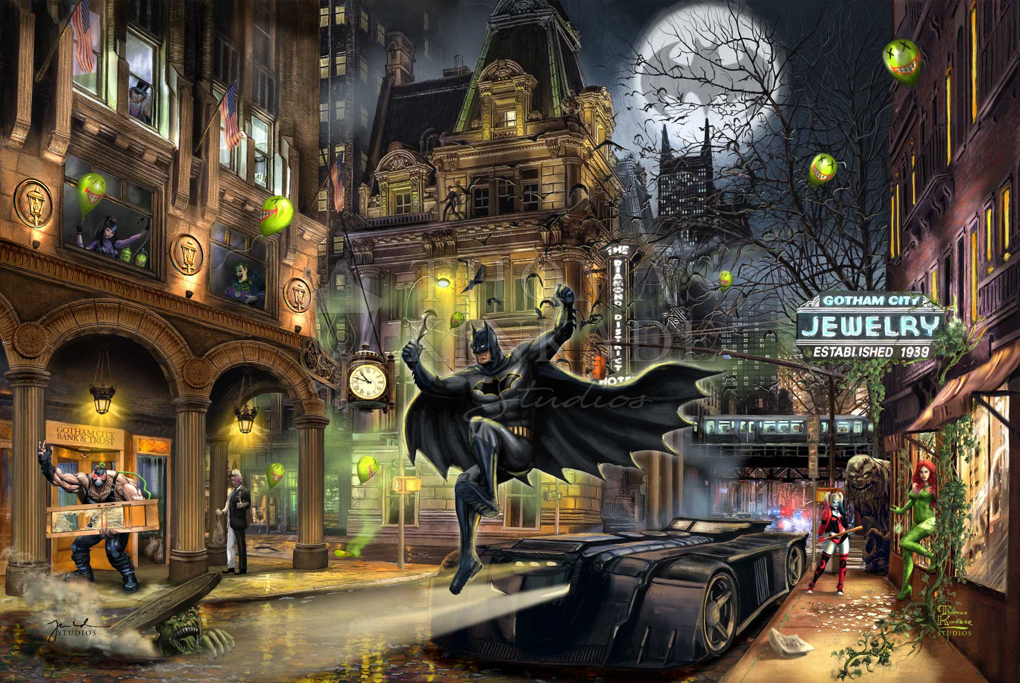 Batman™ Gotham City™ - Limited Edition Canvas - Image 18