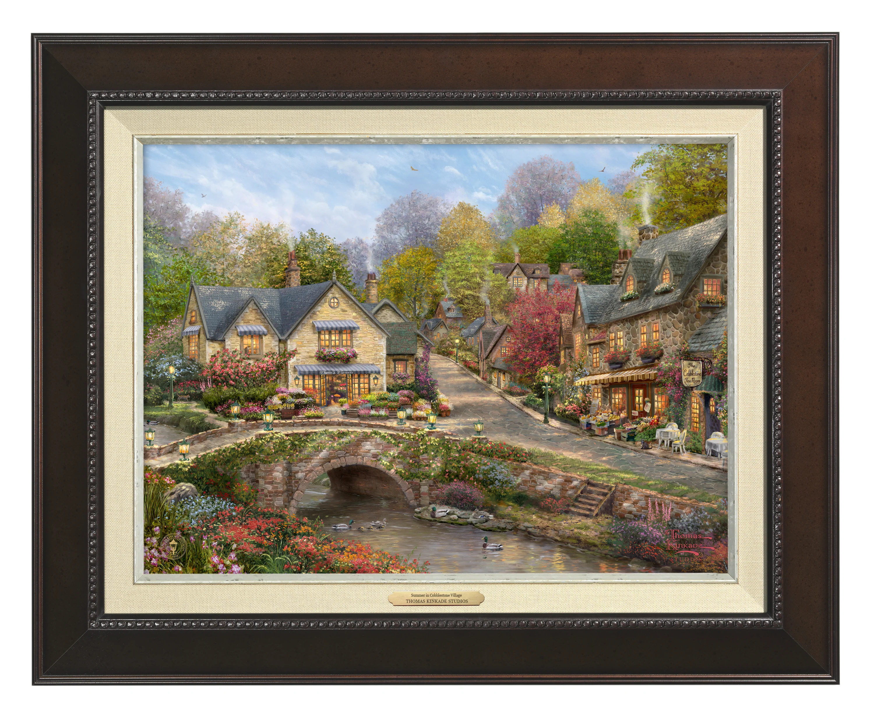 Summer in Cobblestone Village - Canvas Classics - Image 5