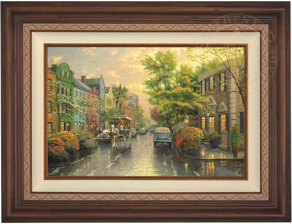 Charleston, Sunset on Rainbow Row - Limited Edition Canvas - Image 10