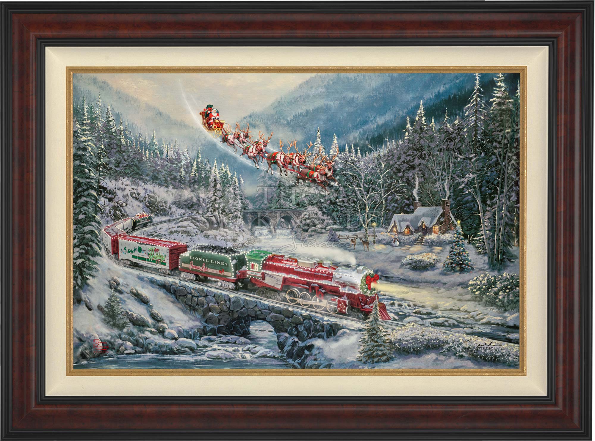 Christmas Light Express - Limited Edition Canvas