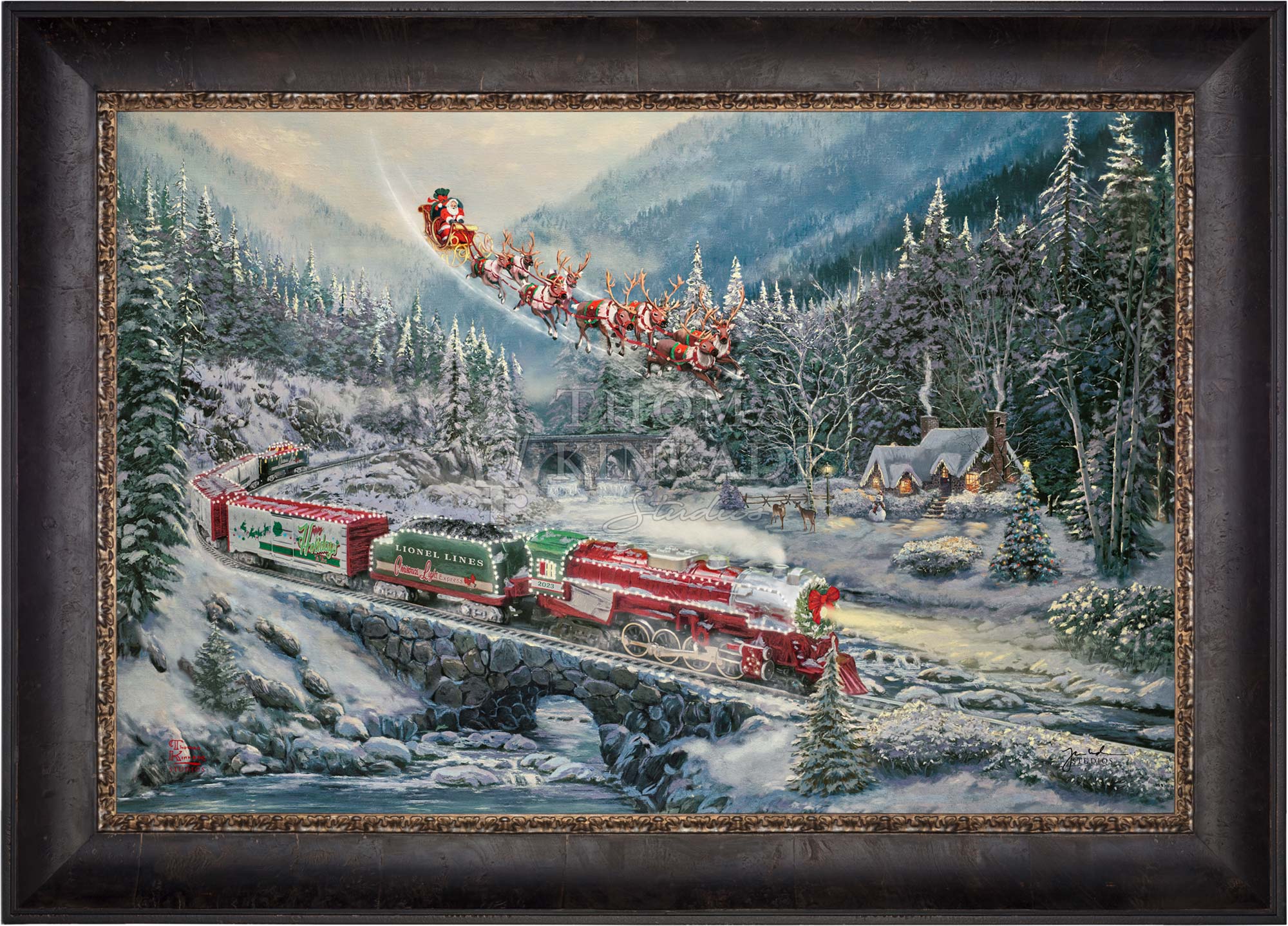 Christmas Light Express - Limited Edition Canvas - Image 6
