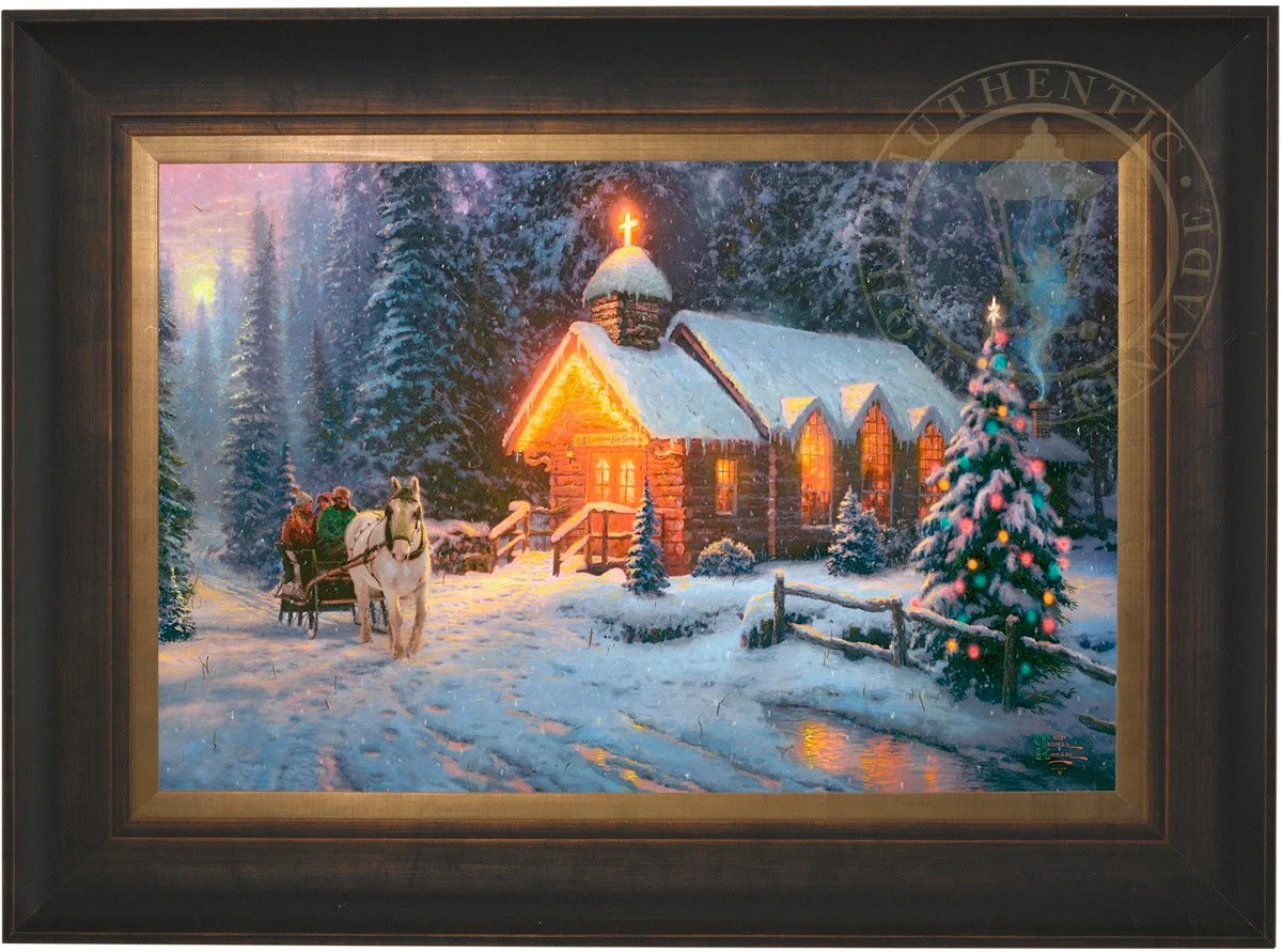 Christmas Chapel I - Limited Edition Canvas - Image 11