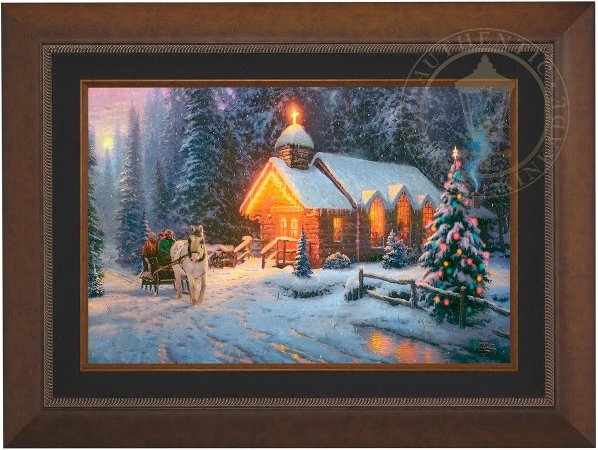 Christmas Chapel I - Limited Edition Canvas - Image 3