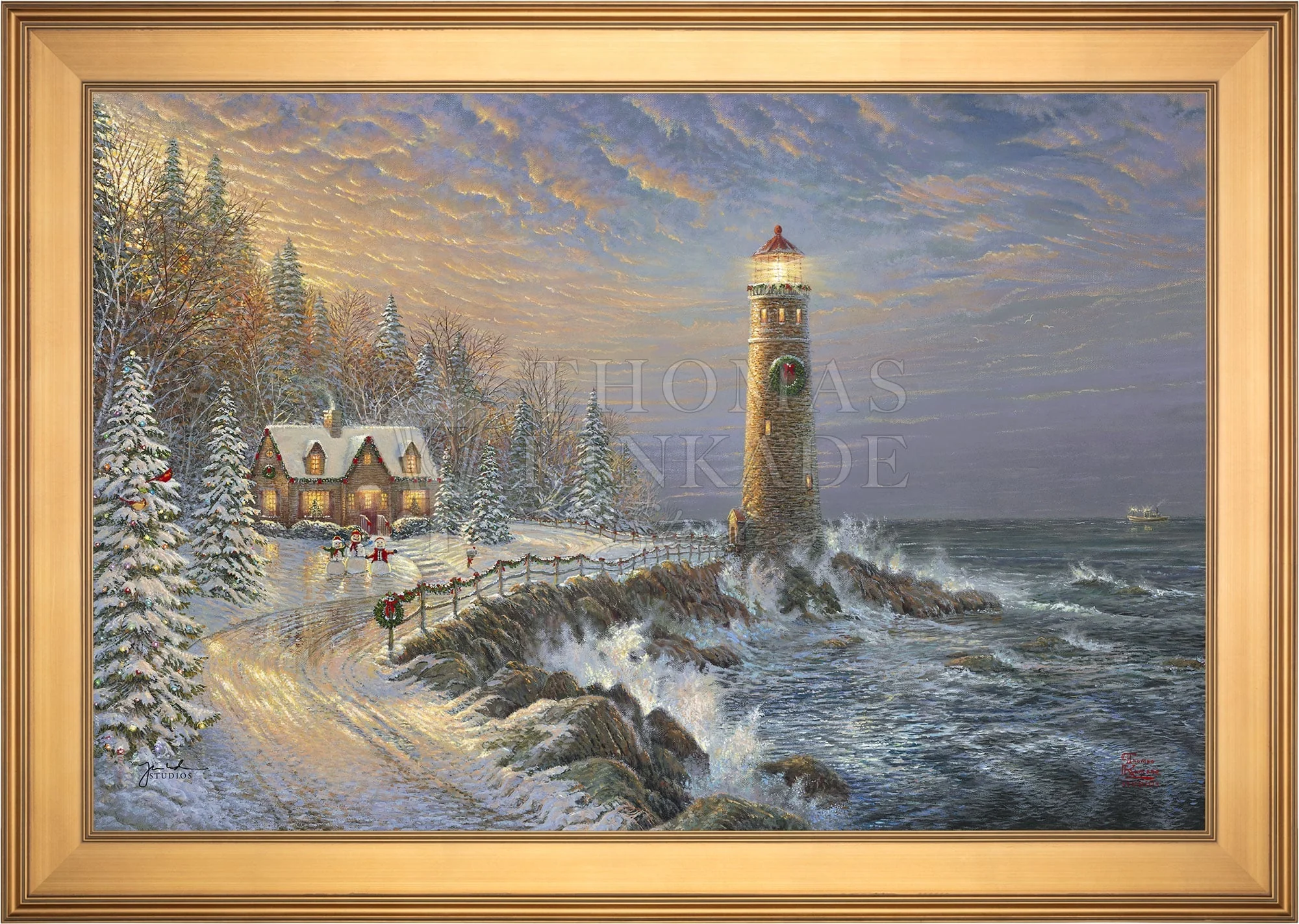 Christmas Lighthouse - Limited Edition Canvas - Image 15