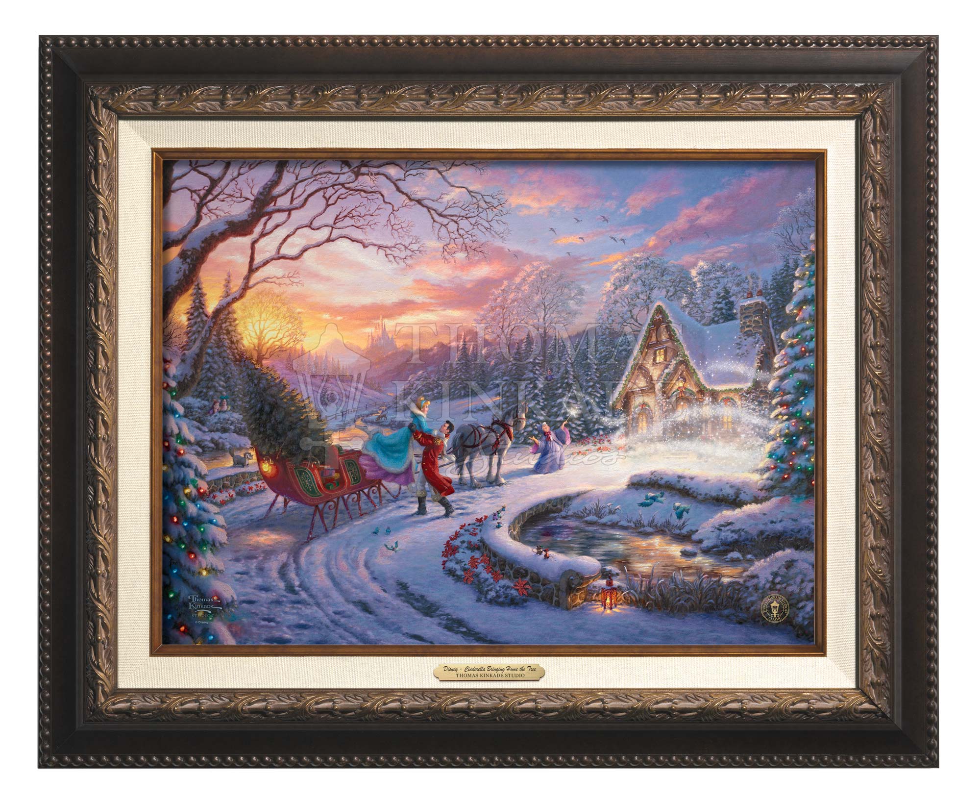 Disney Cinderella Bringing Home the Tree - Canvas Classics