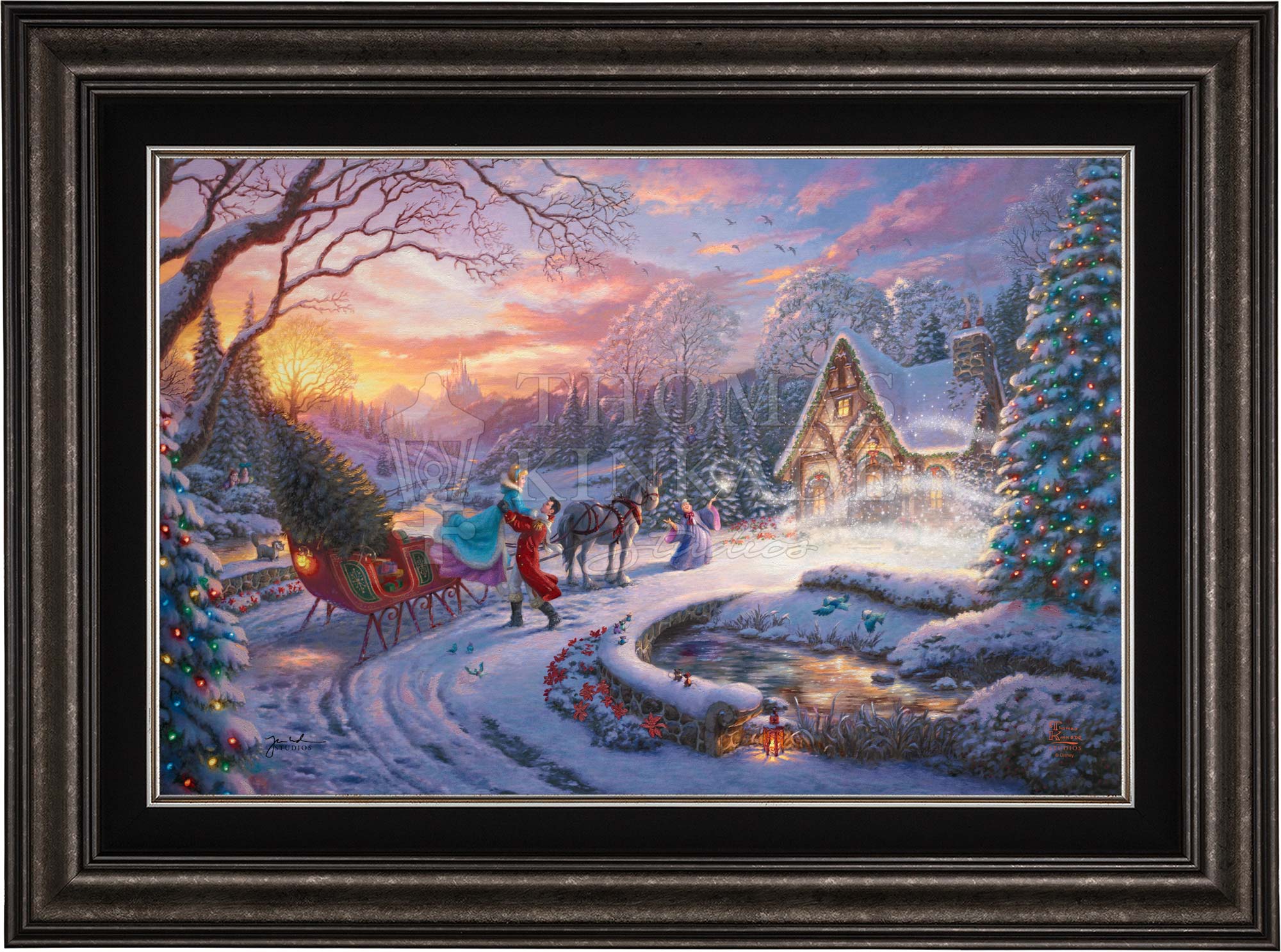 Disney Cinderella Bringing Home the Tree - Limited Edition Canvas - Image 13