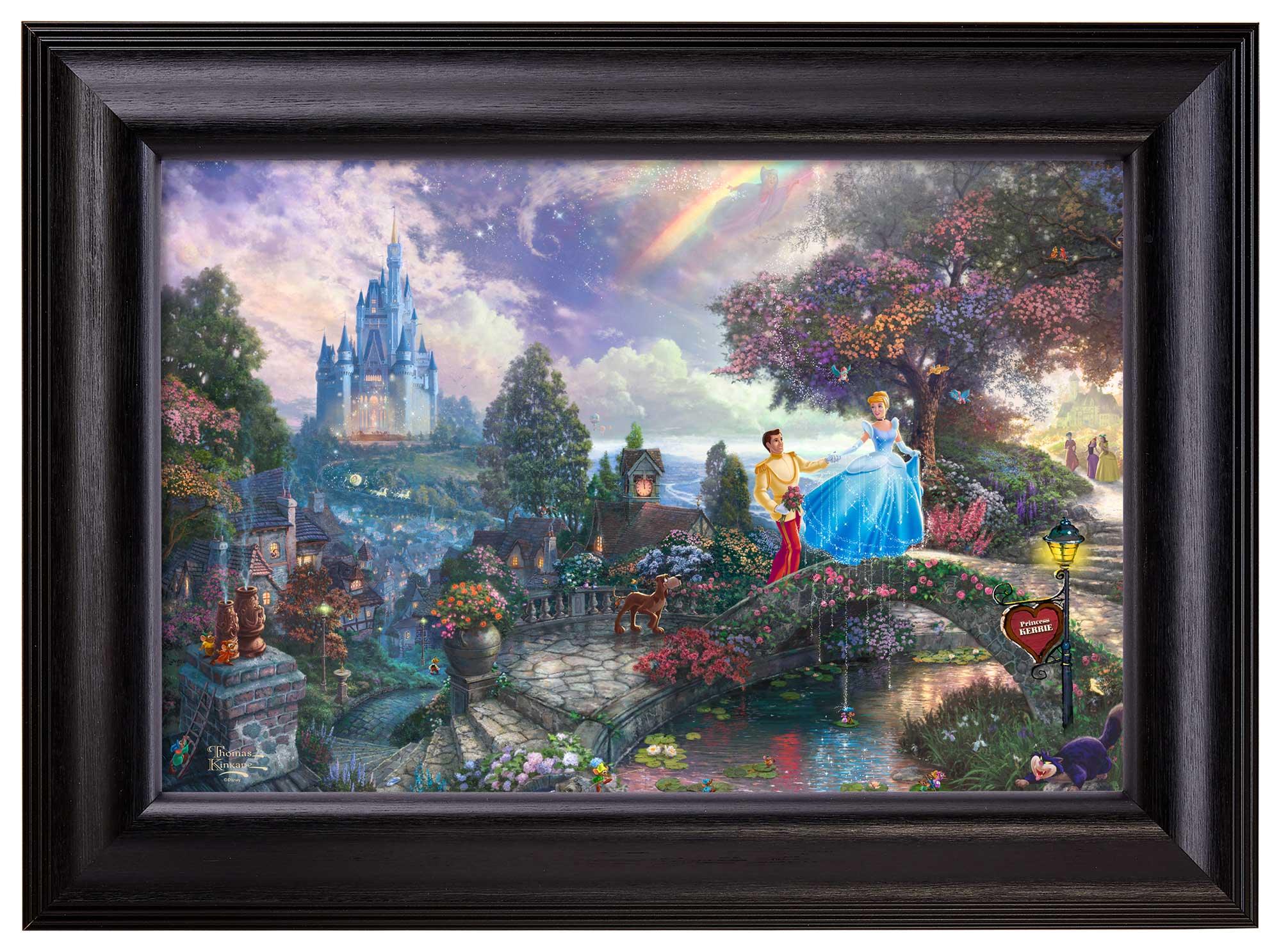 Disney Cinderella Wishes Upon A Dream - Personalized Framed Canvas - Image 4