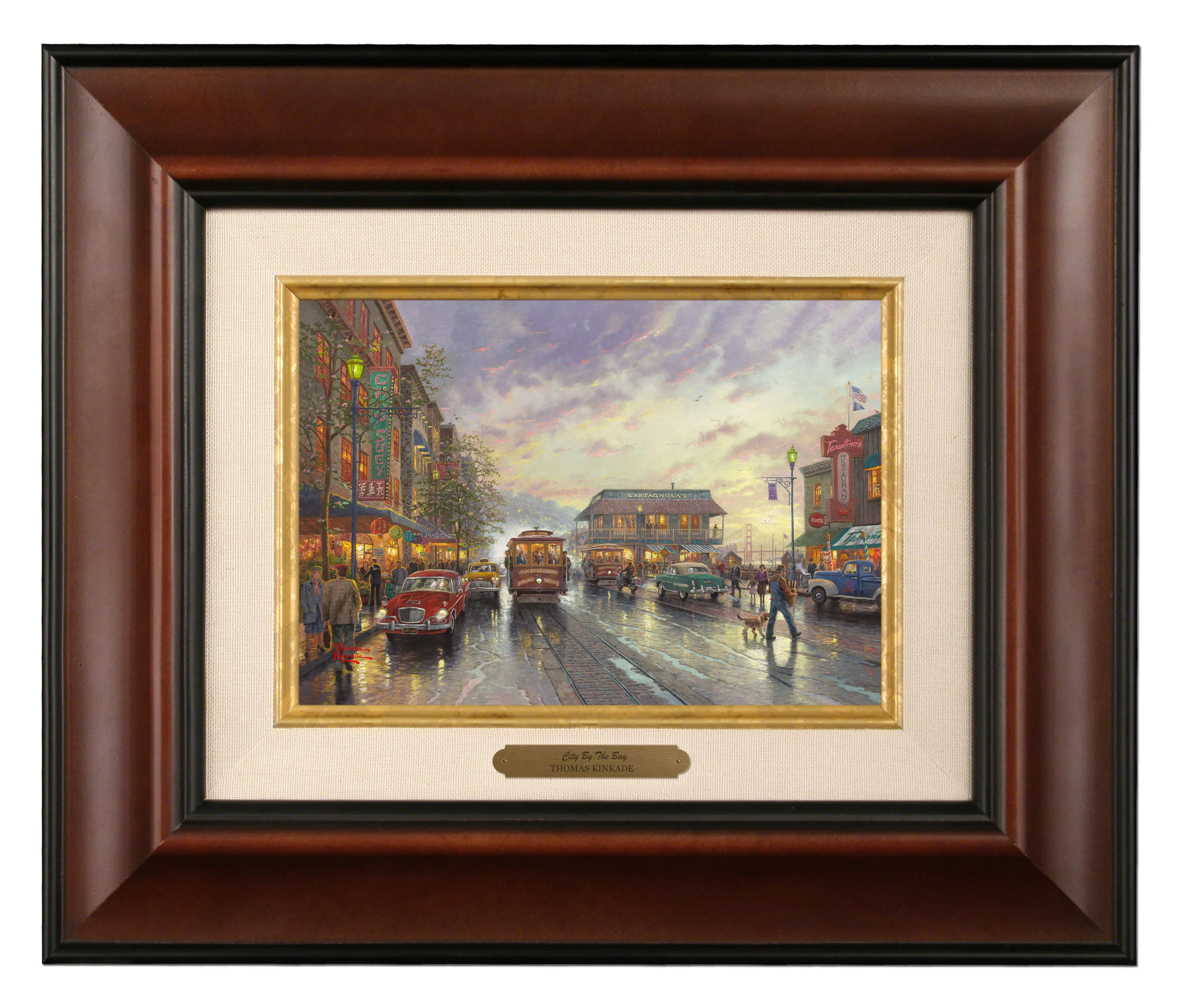 City by the Bay, Sunset on Fisherman's Wharf, San Francisco - Brushworks