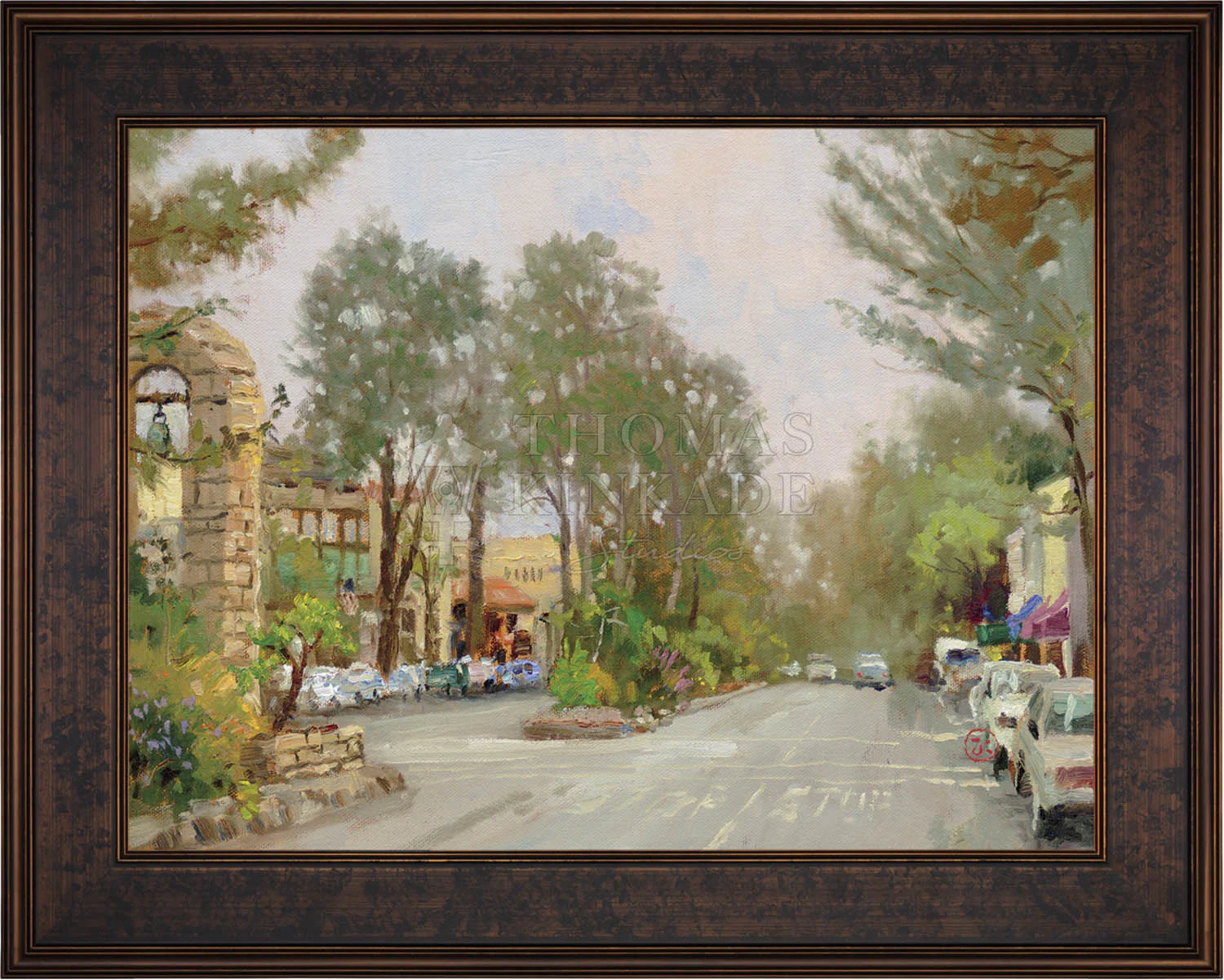Carmel, Ocean Ave II - Limited Edition Canvas - Image 12