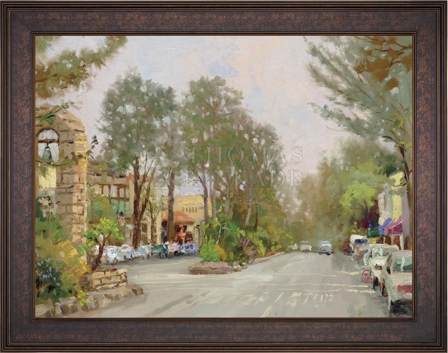 Carmel, Ocean Ave II - Limited Edition Canvas - Image 13