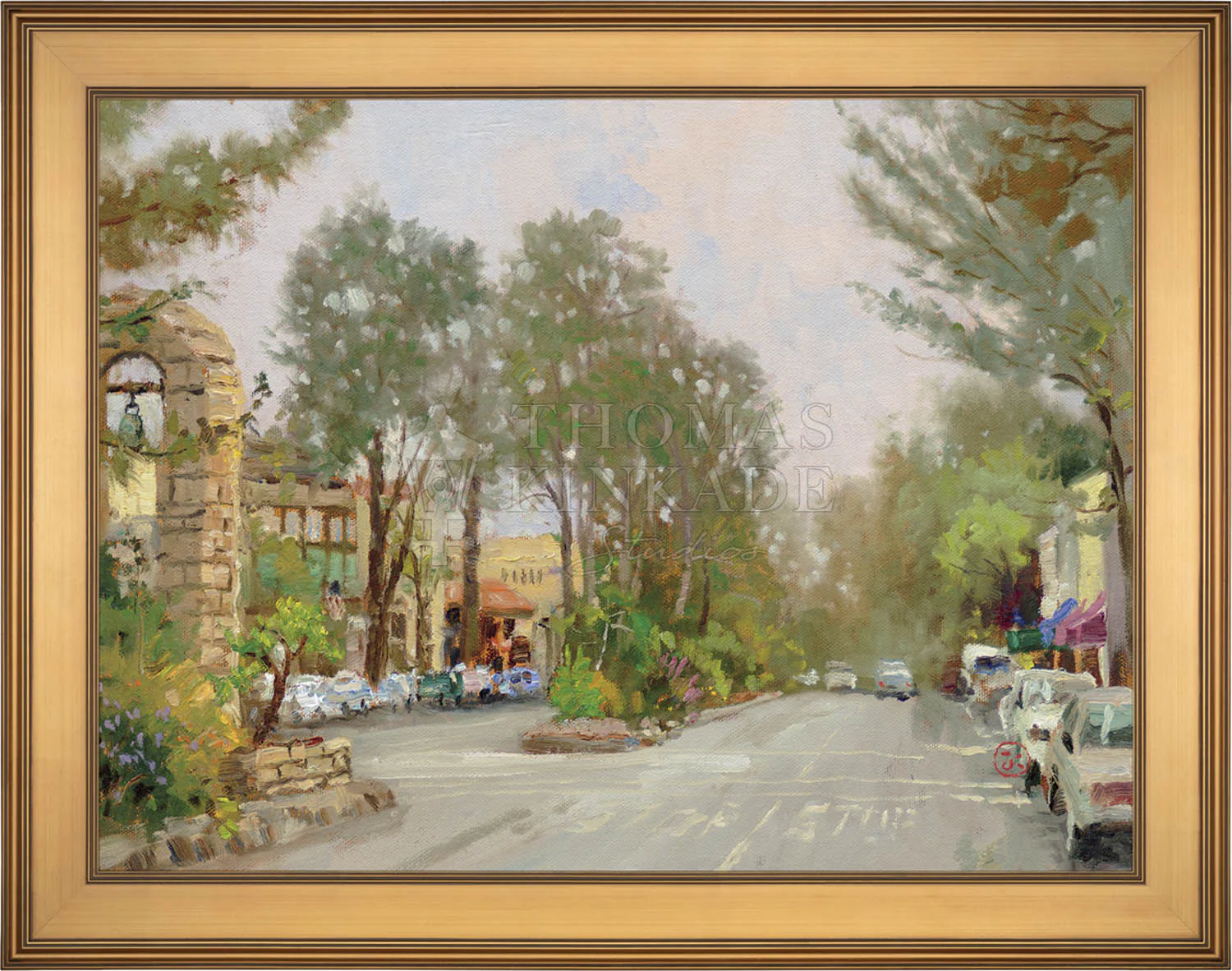 Carmel, Ocean Ave II - Limited Edition Canvas - Image 15