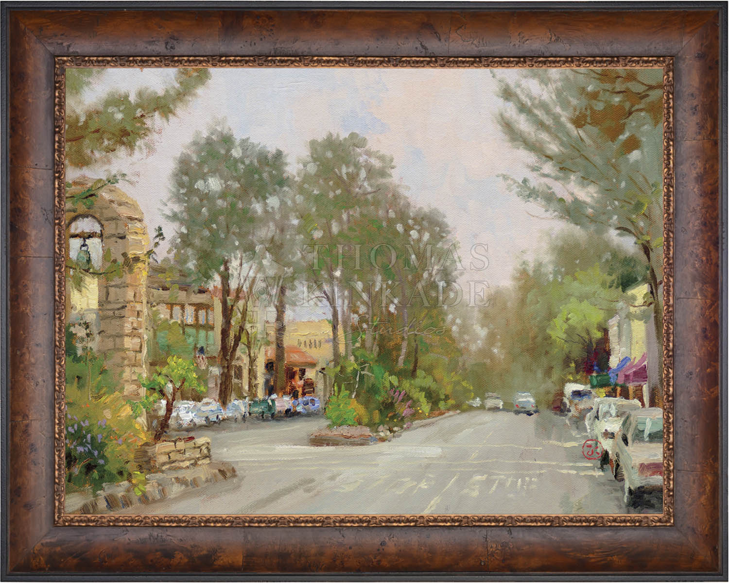 Carmel, Ocean Ave II - Limited Edition Canvas - Image 6