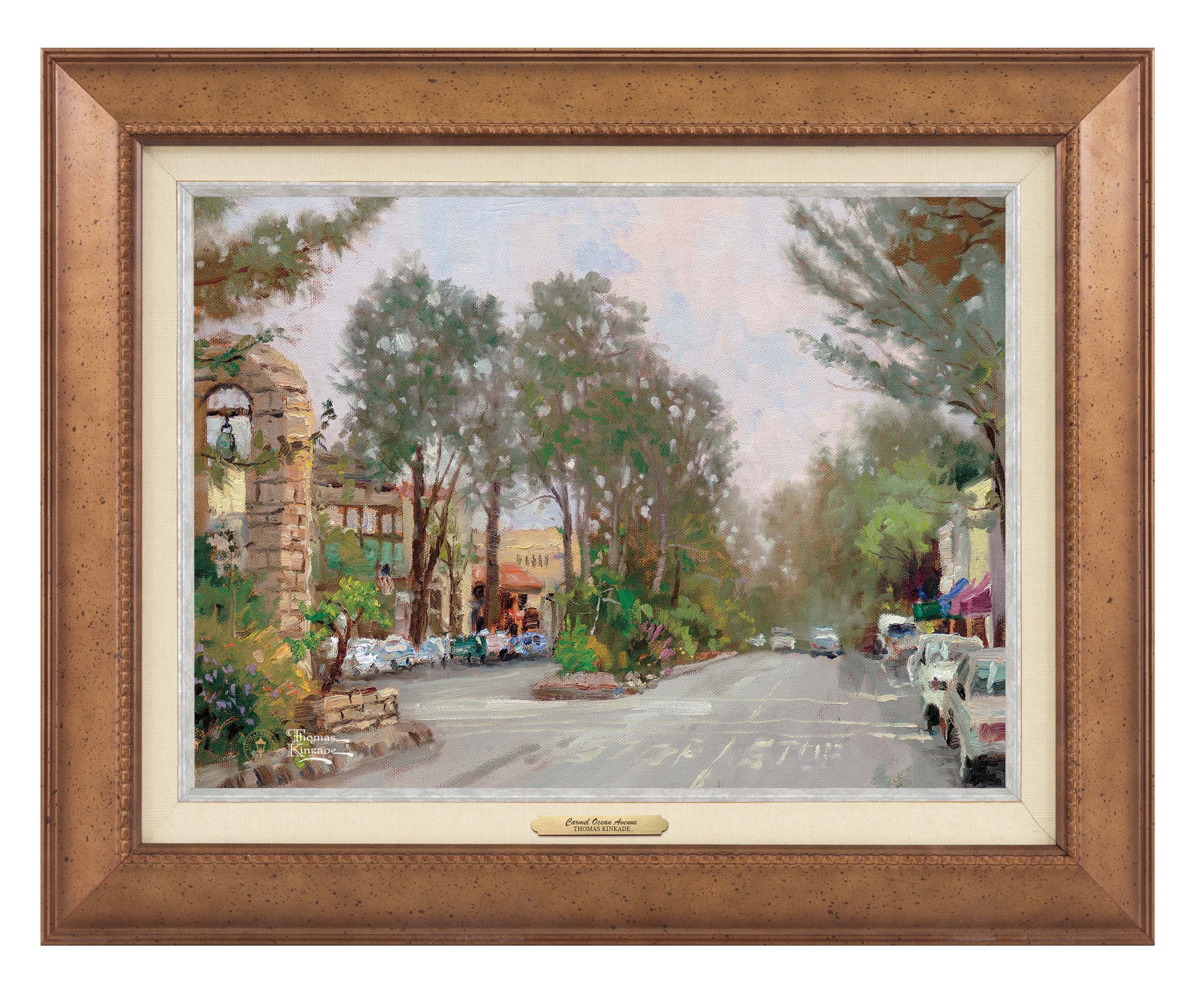 Carmel, Ocean Avenue on a Rainy Afternoon - Canvas Classics - Image 3