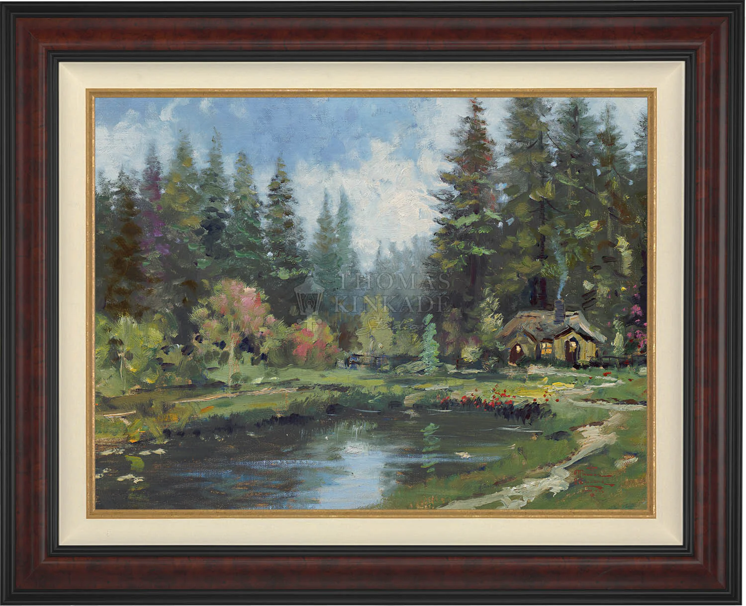Cottage in the Pines - Limited Edition Canvas