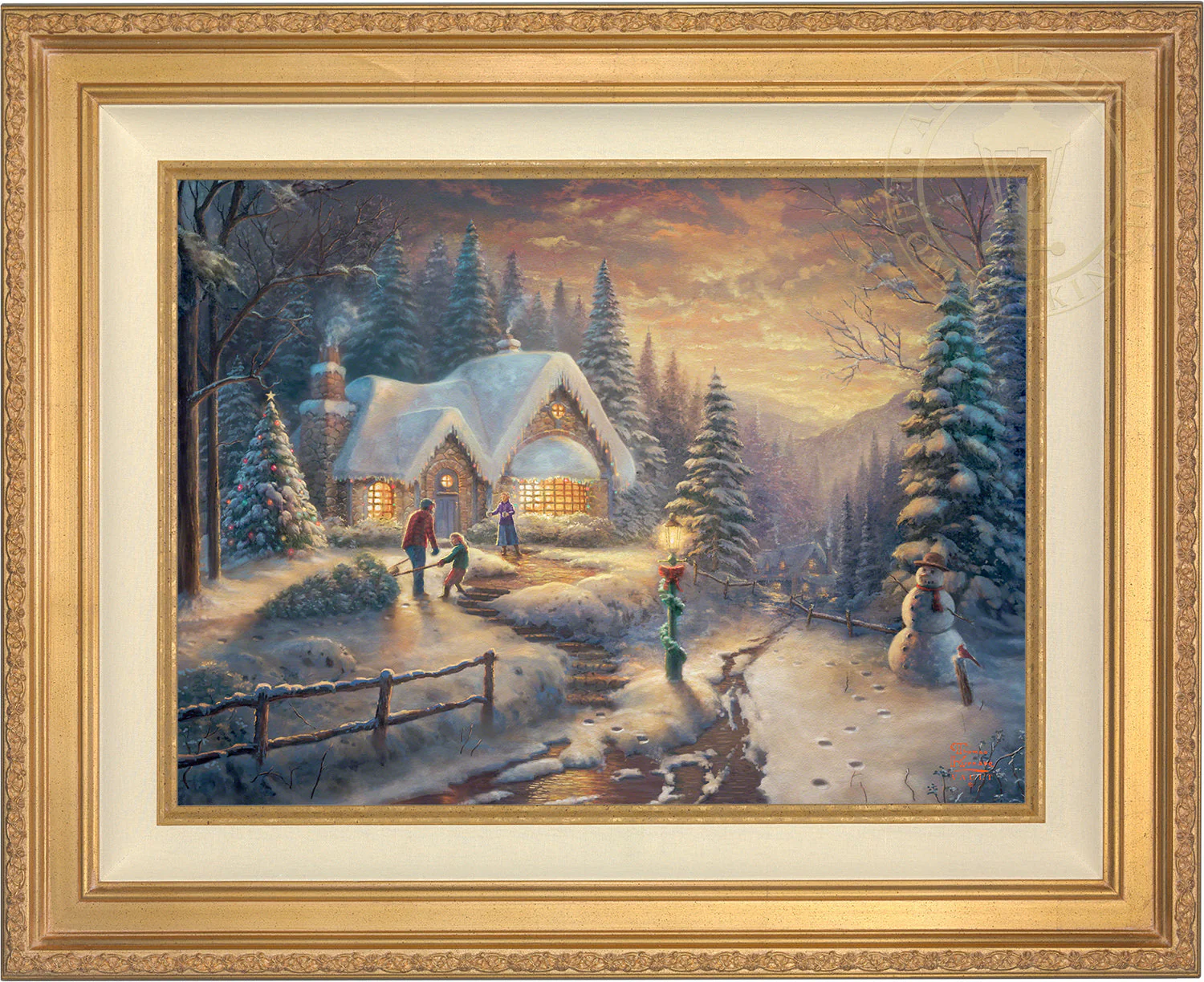 Country Christmas Homecoming - Limited Edition Canvas - Image 2