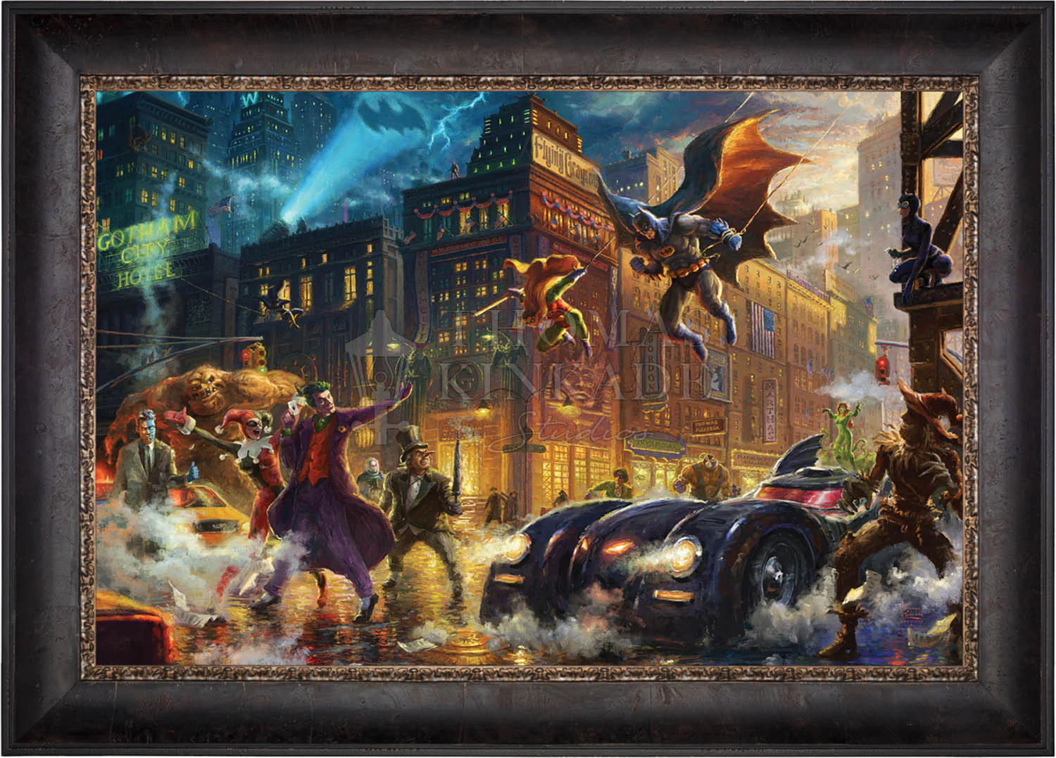 The Dark Knight™ Saves Gotham City™ - Limited Edition Canvas - Image 5