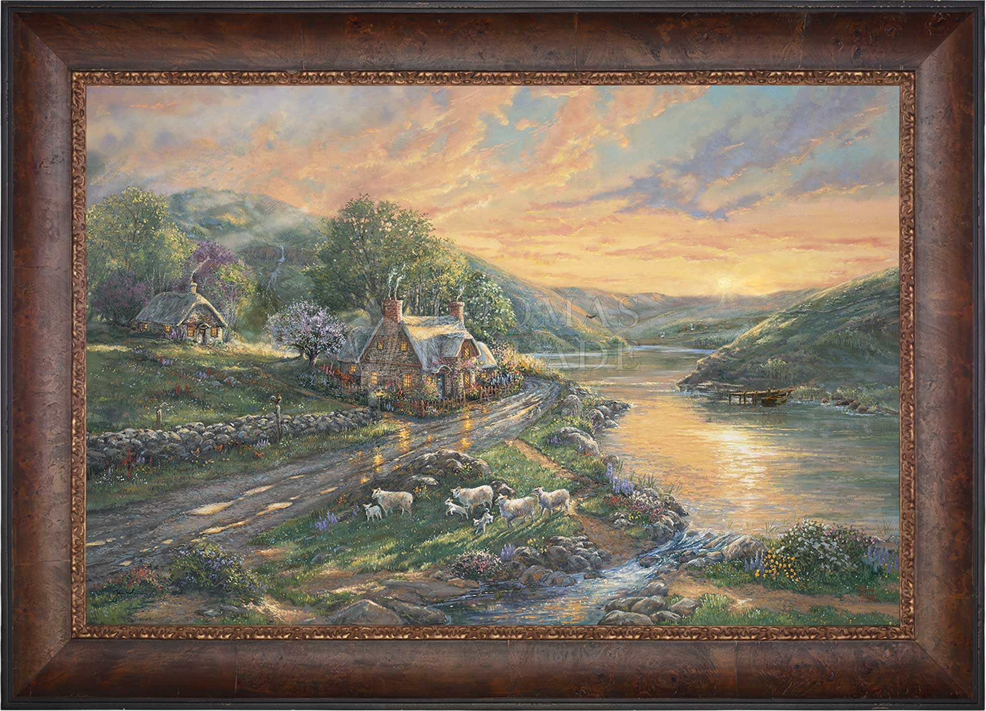 Daybreak at Emerald Valley - Limited Edition Canvas - Image 6