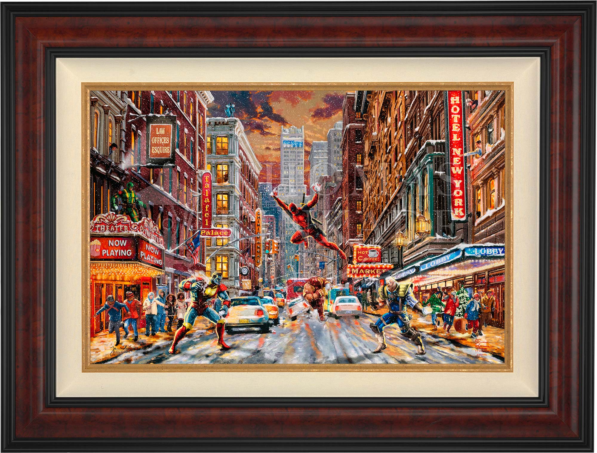 Deadpool - Snow Day - Limited Edition Canvas