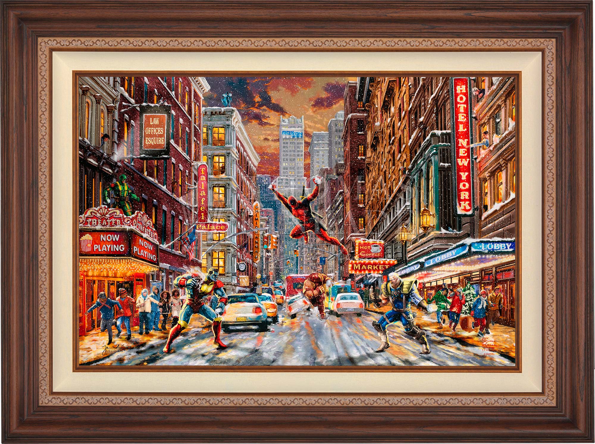 Deadpool - Snow Day - Limited Edition Canvas - Image 10