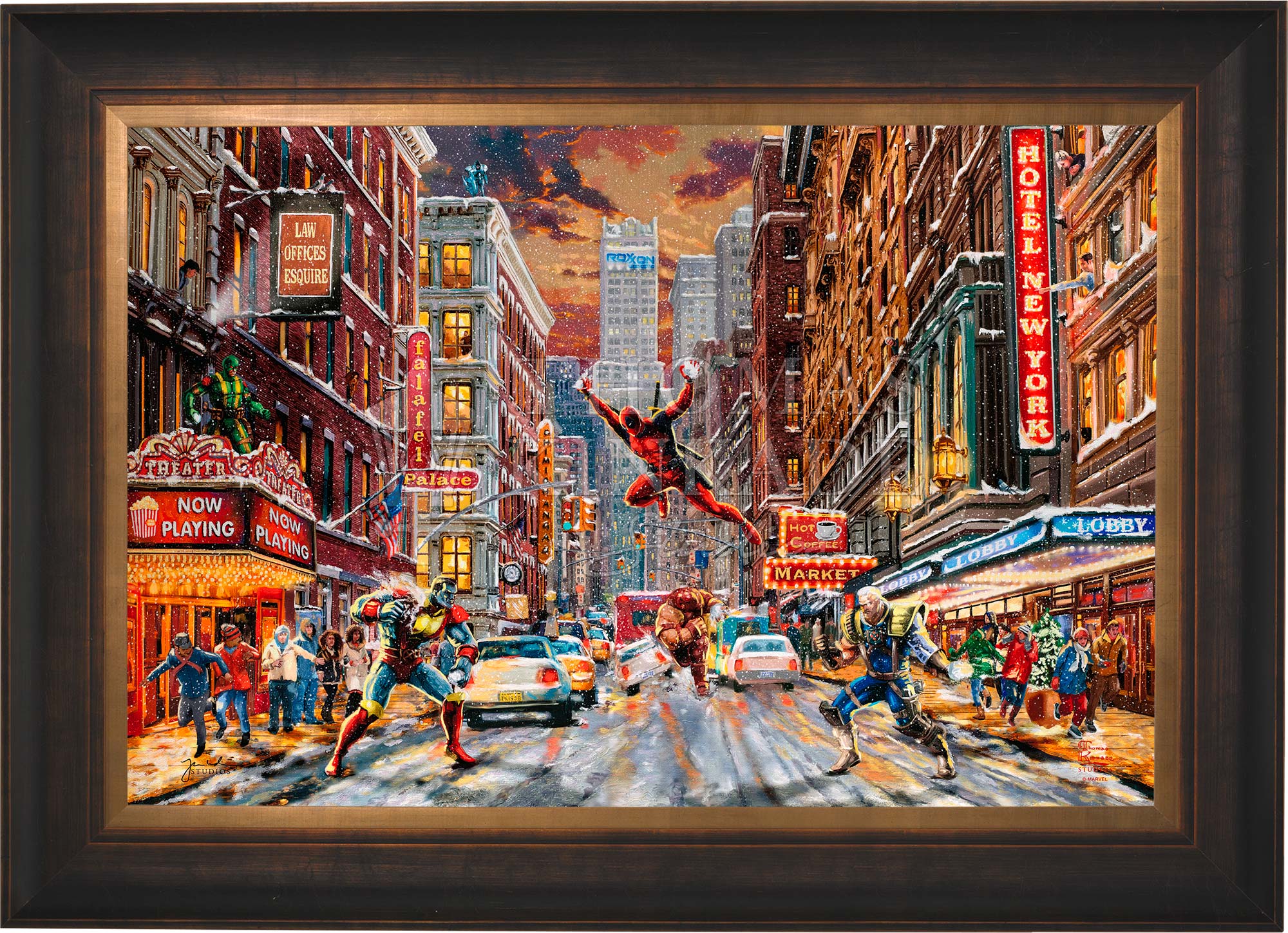 Deadpool - Snow Day - Limited Edition Canvas - Image 11