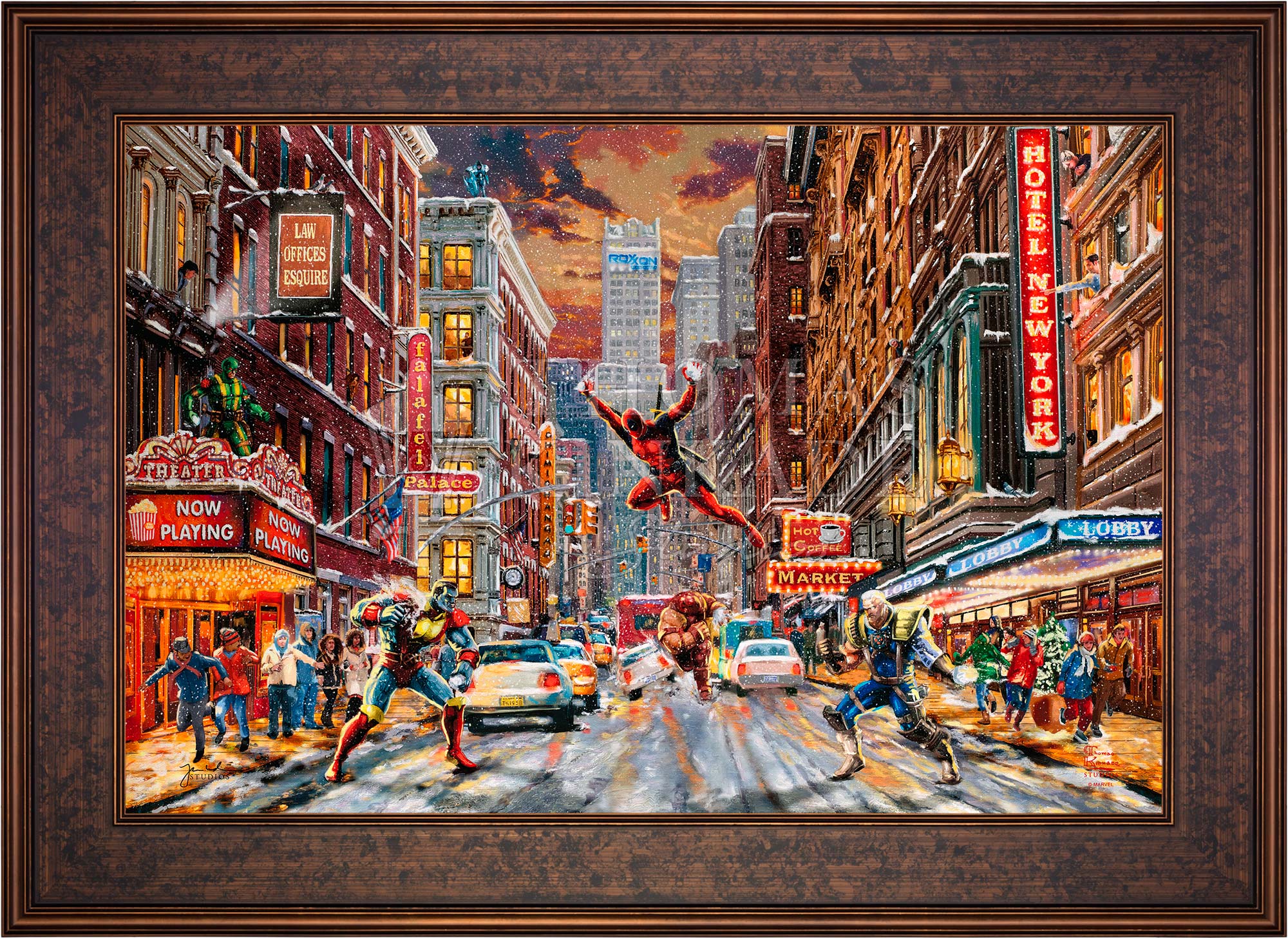 Deadpool - Snow Day - Limited Edition Canvas - Image 12