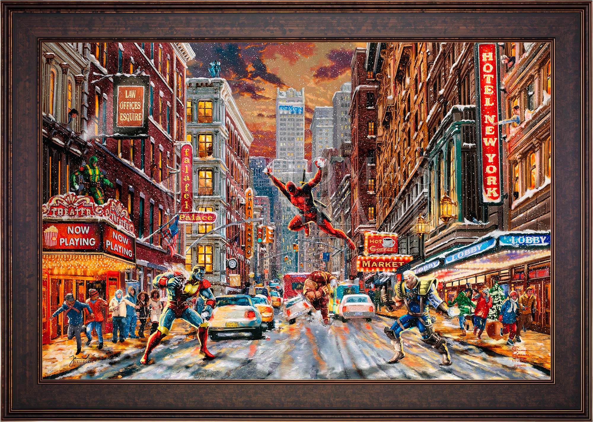 Deadpool - Snow Day - Limited Edition Canvas - Image 13