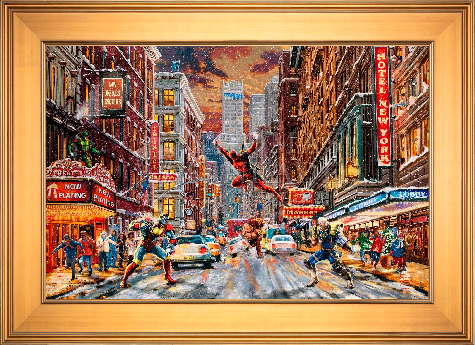 Deadpool - Snow Day - Limited Edition Canvas - Image 14