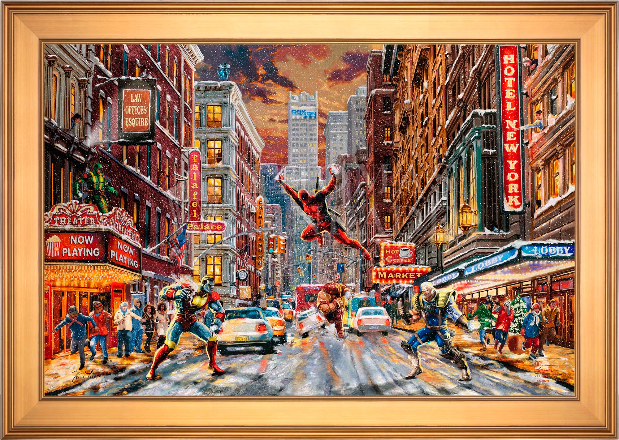 Deadpool - Snow Day - Limited Edition Canvas - Image 15
