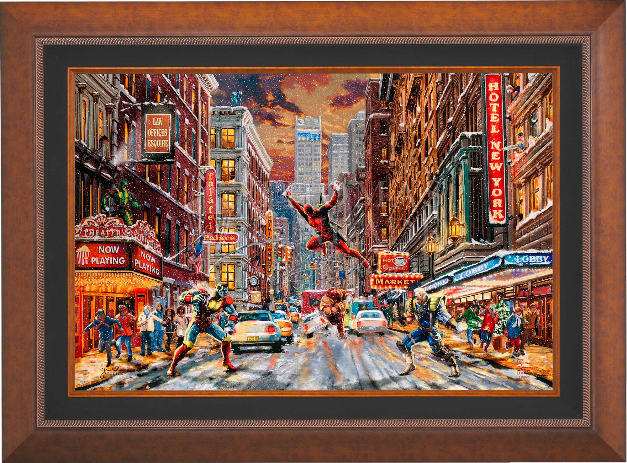 Deadpool - Snow Day - Limited Edition Canvas - Image 3