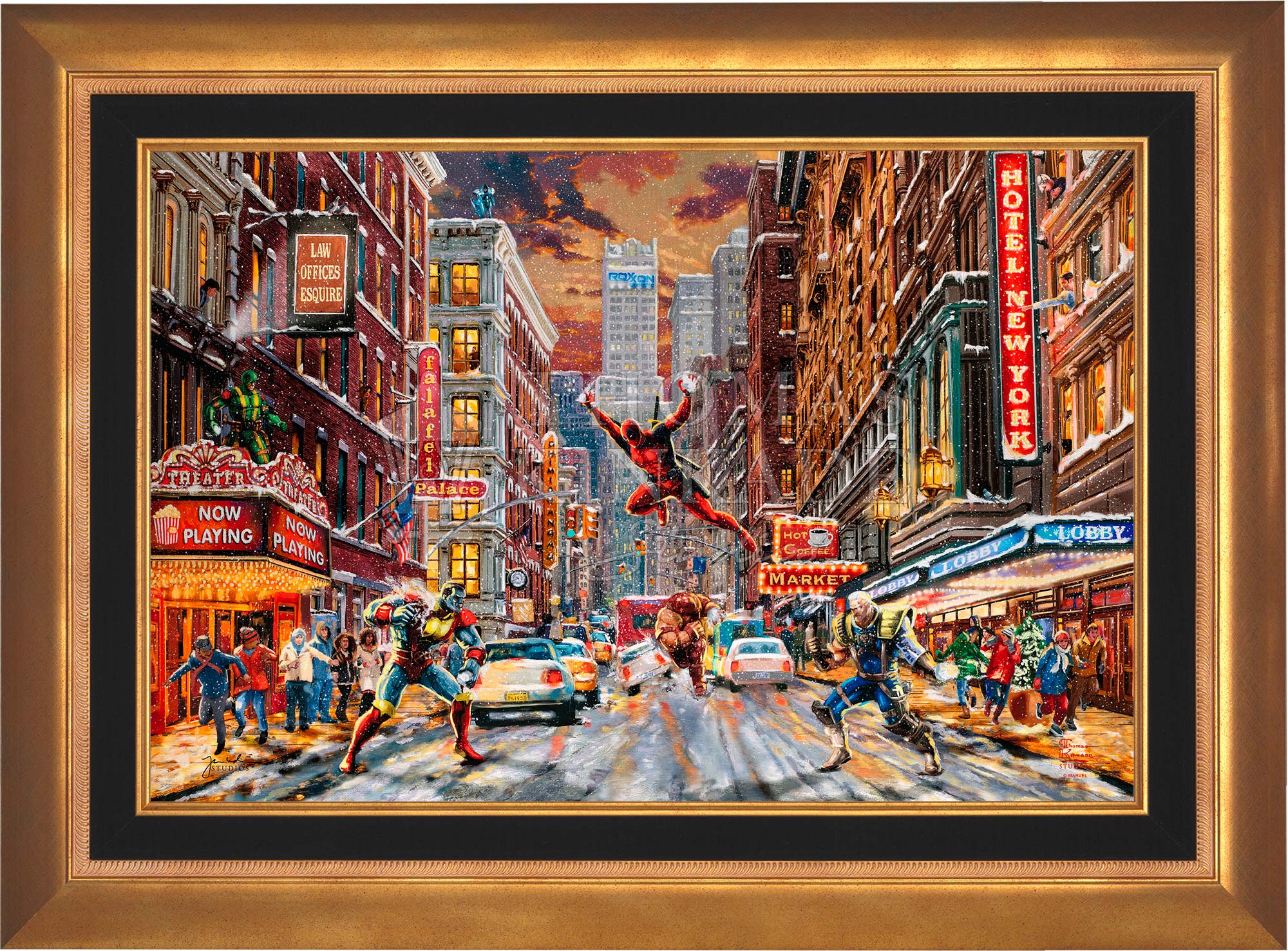 Deadpool - Snow Day - Limited Edition Canvas - Image 4