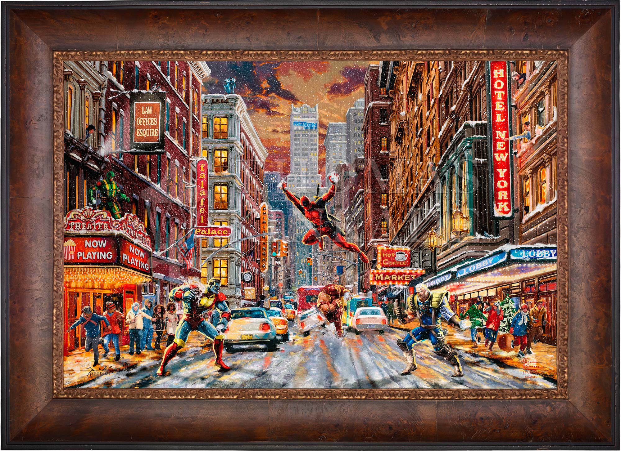 Deadpool - Snow Day - Limited Edition Canvas - Image 6