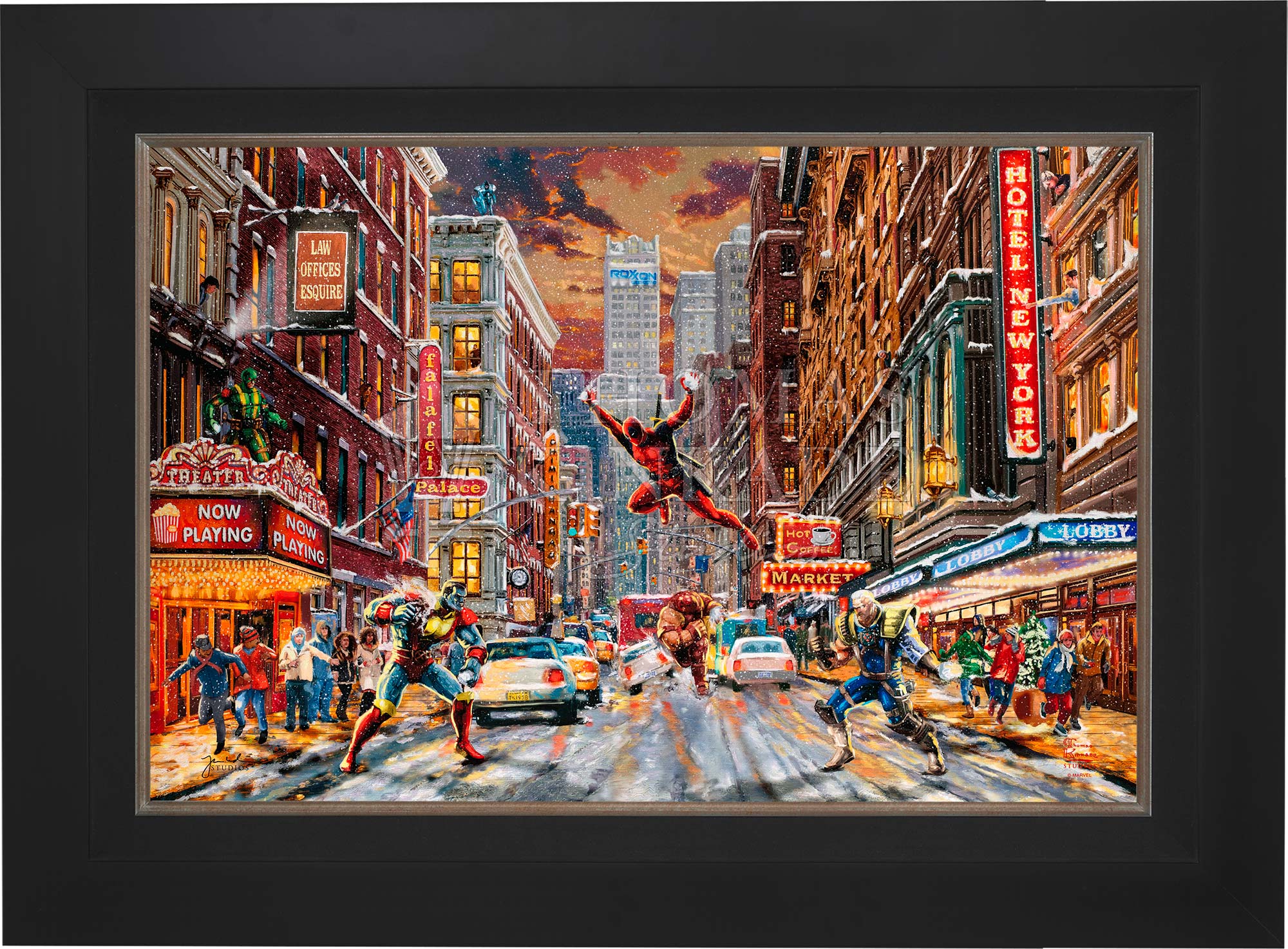 Deadpool - Snow Day - Limited Edition Canvas - Image 8