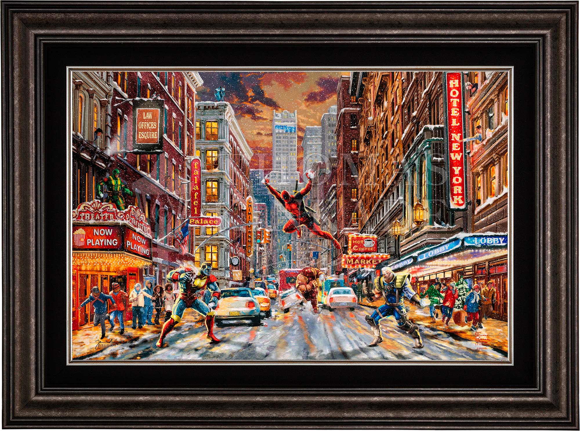 Deadpool - Snow Day - Limited Edition Canvas - Image 9