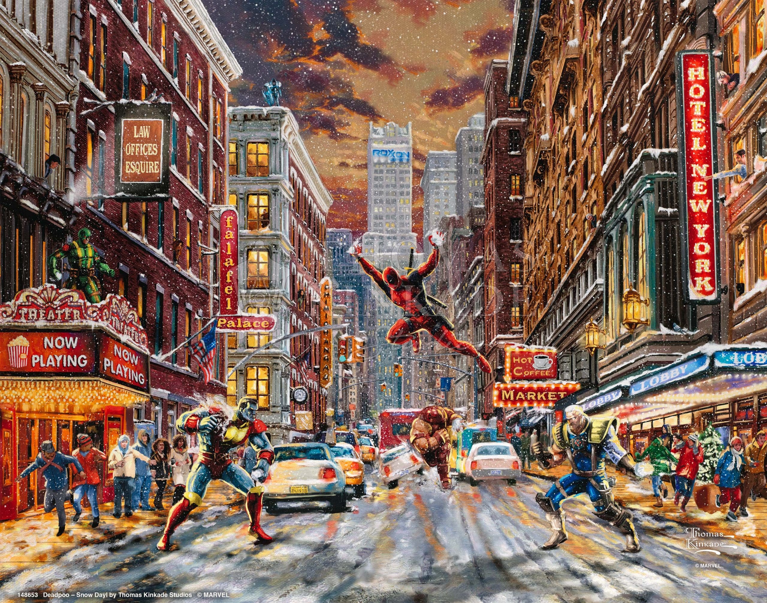 Deadpool - Snow Day - Art Prints - Image 5