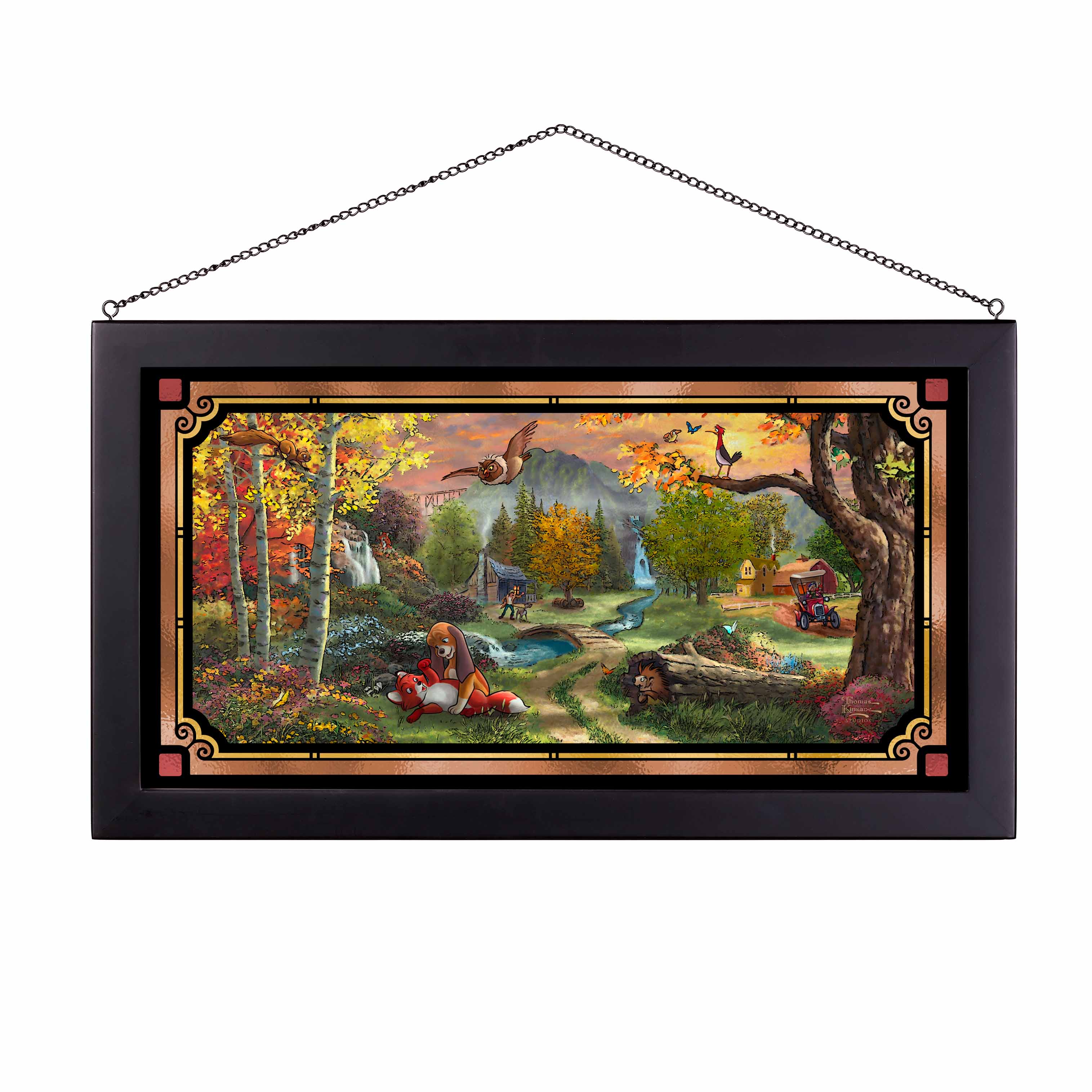 Disney The Fox and the Hound - Stained Glass Art - Image 2