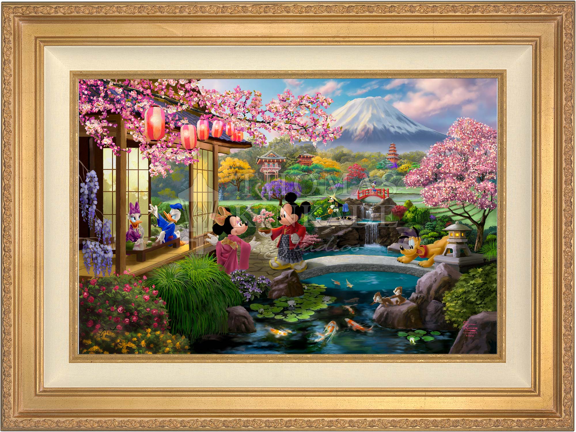 Disney Mickey and Minnie in Japan - Limited Edition Canvas